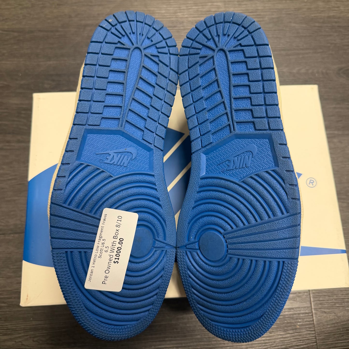 Jordan 1 Retro Low Fragment Travis Scott U6.5