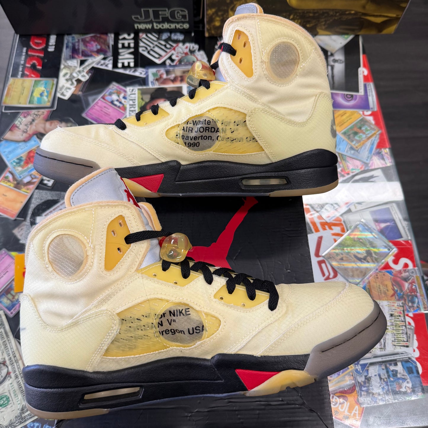 Jordan 5 Retro Off White Sail U13