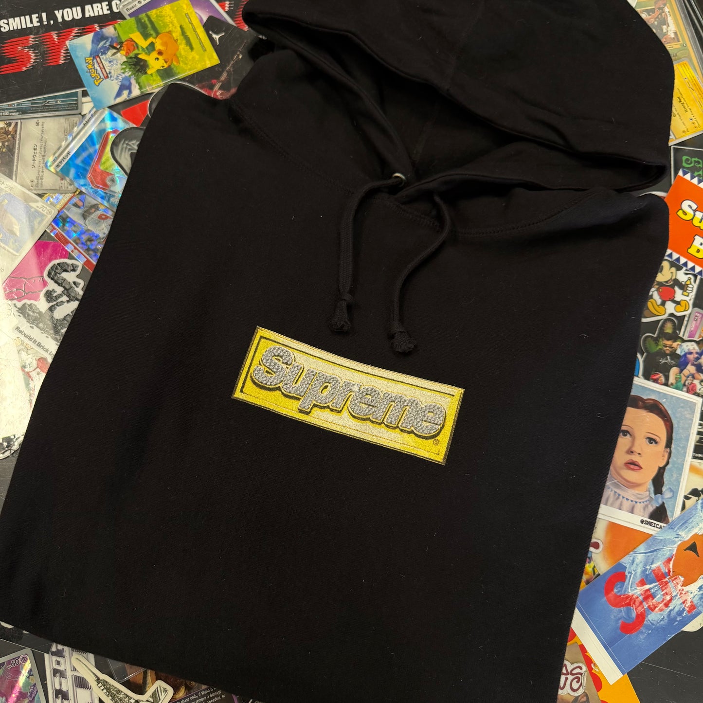 Supreme Bling Box Logo Hoodie Black