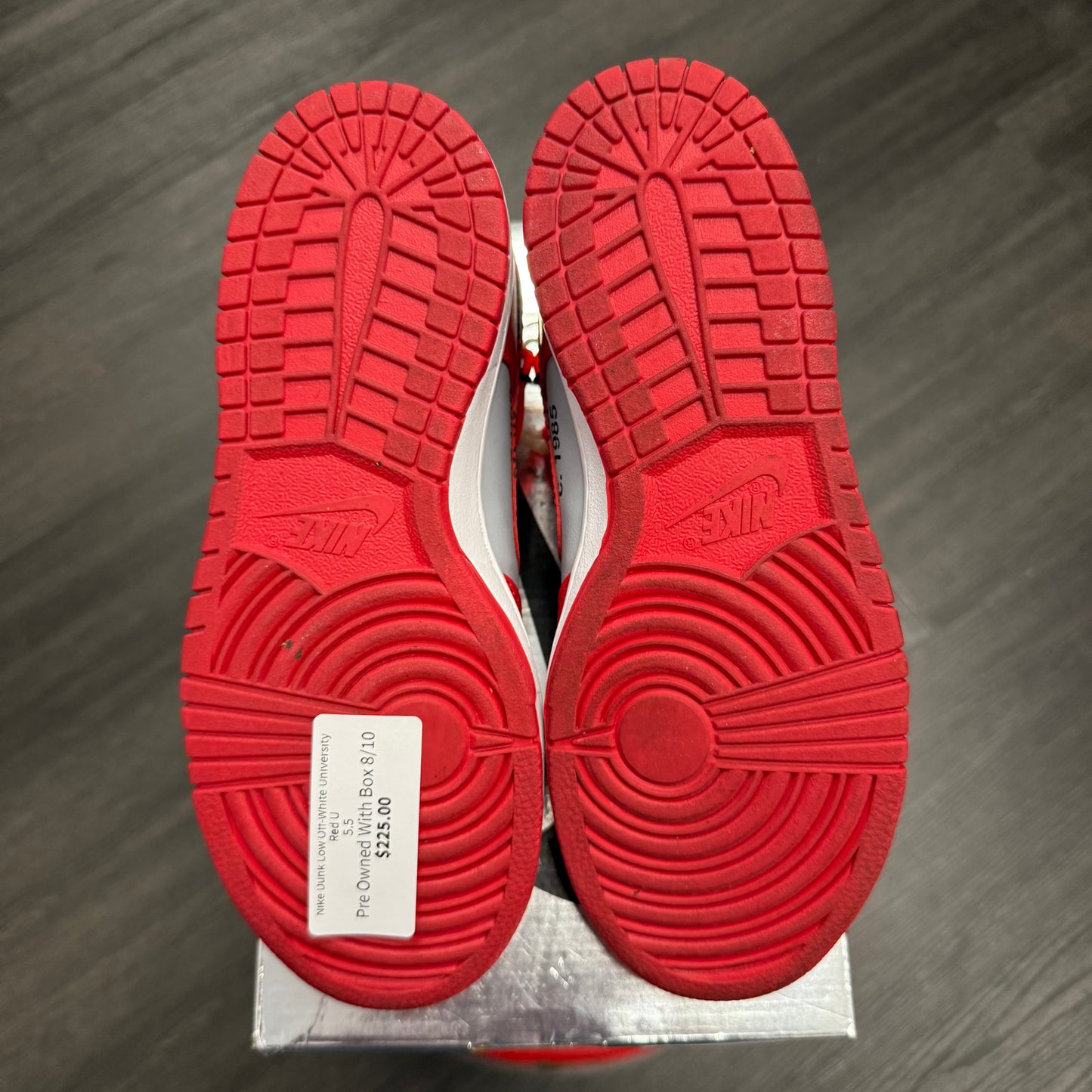 Nike Dunk Low Off-White University Red U