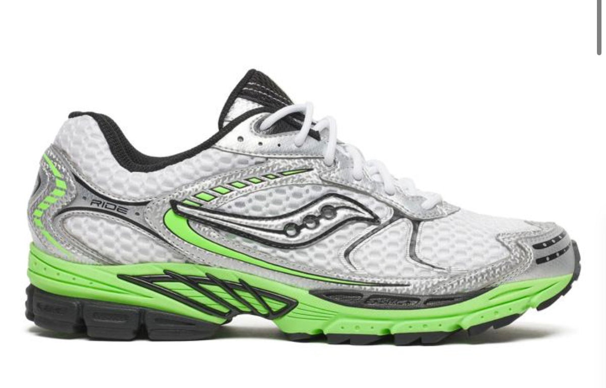Saucony ProGrid Ride 1 White Slime