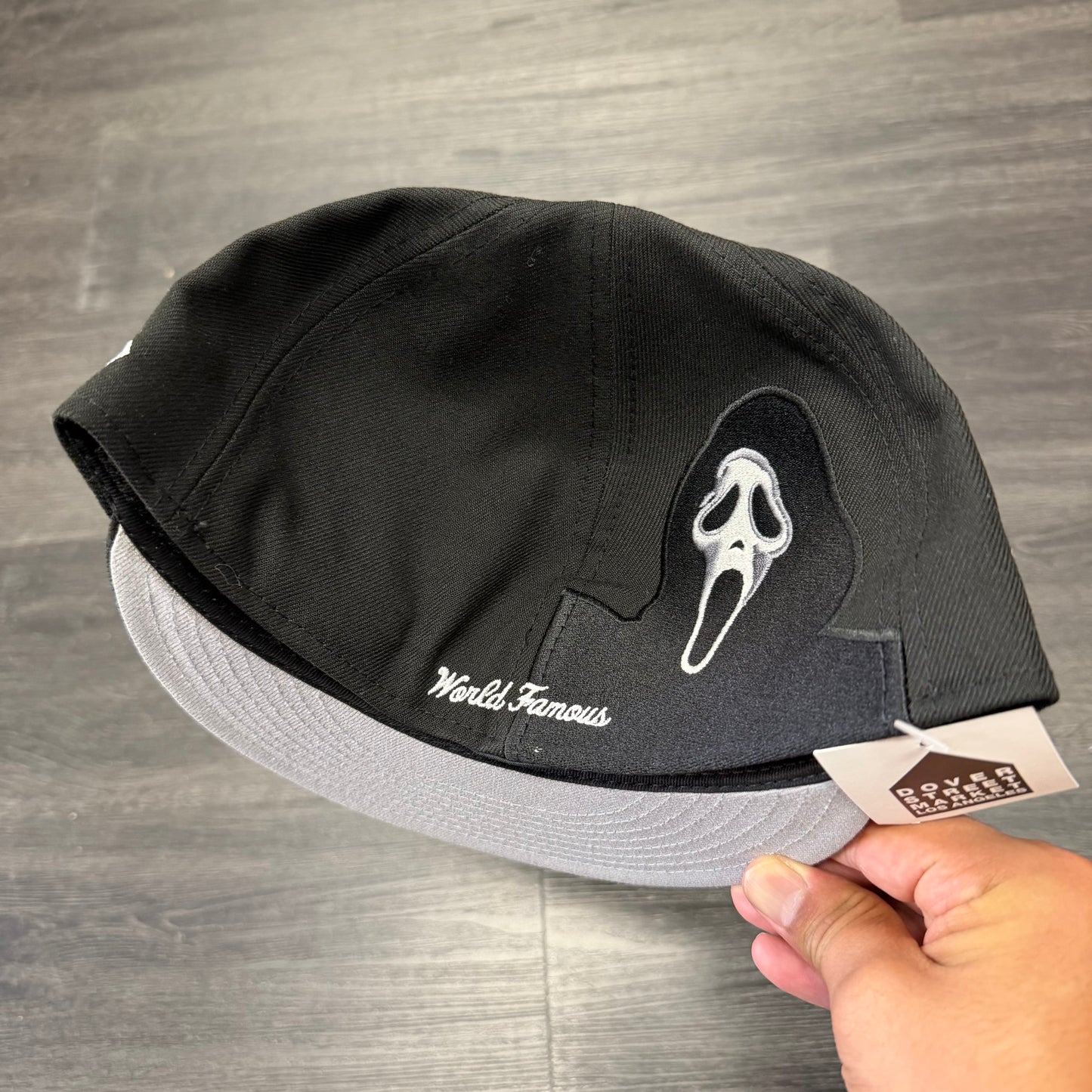 Supreme Ghostface Box Logo New Era Fitted Black