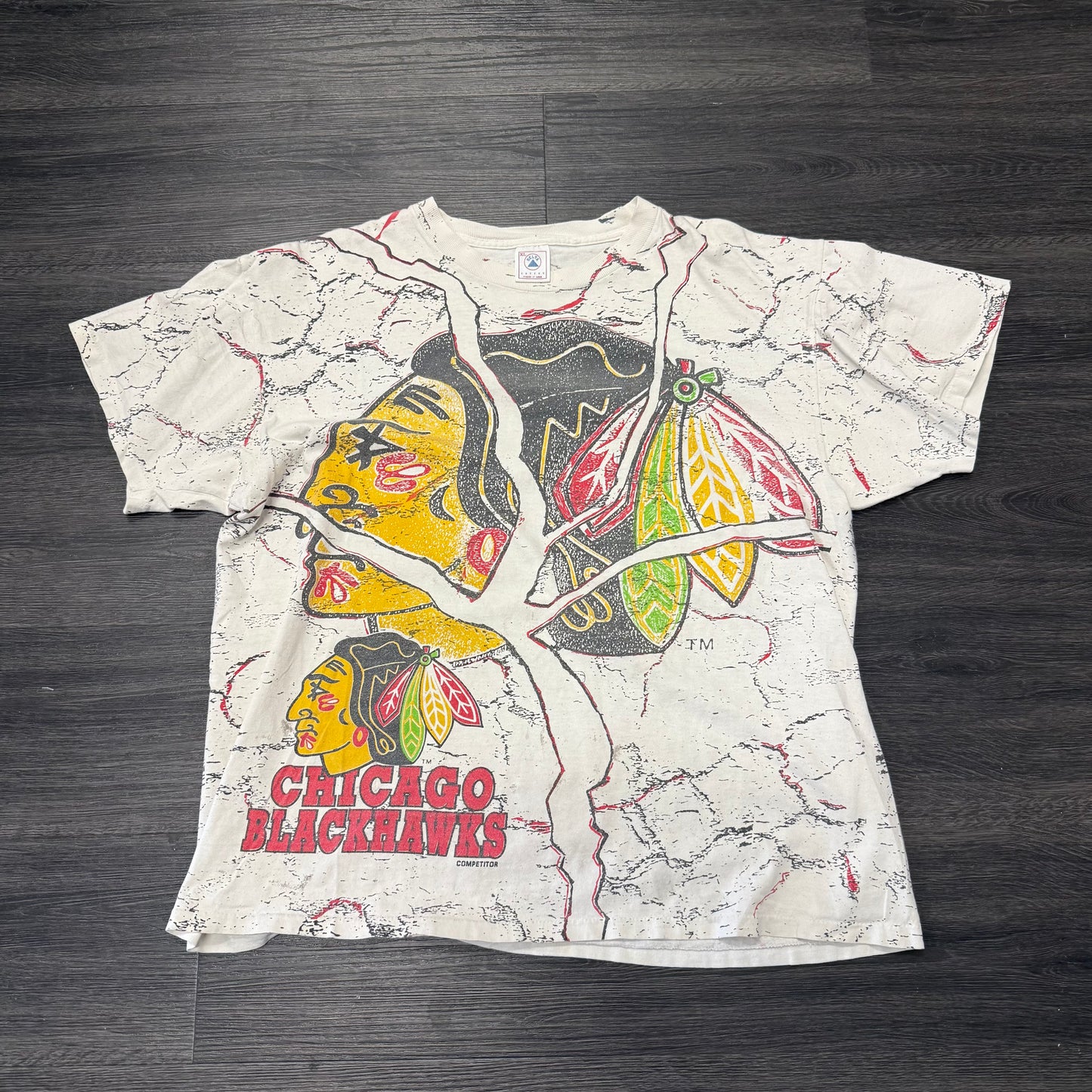 Chicago Blackhawks Vintage Tee