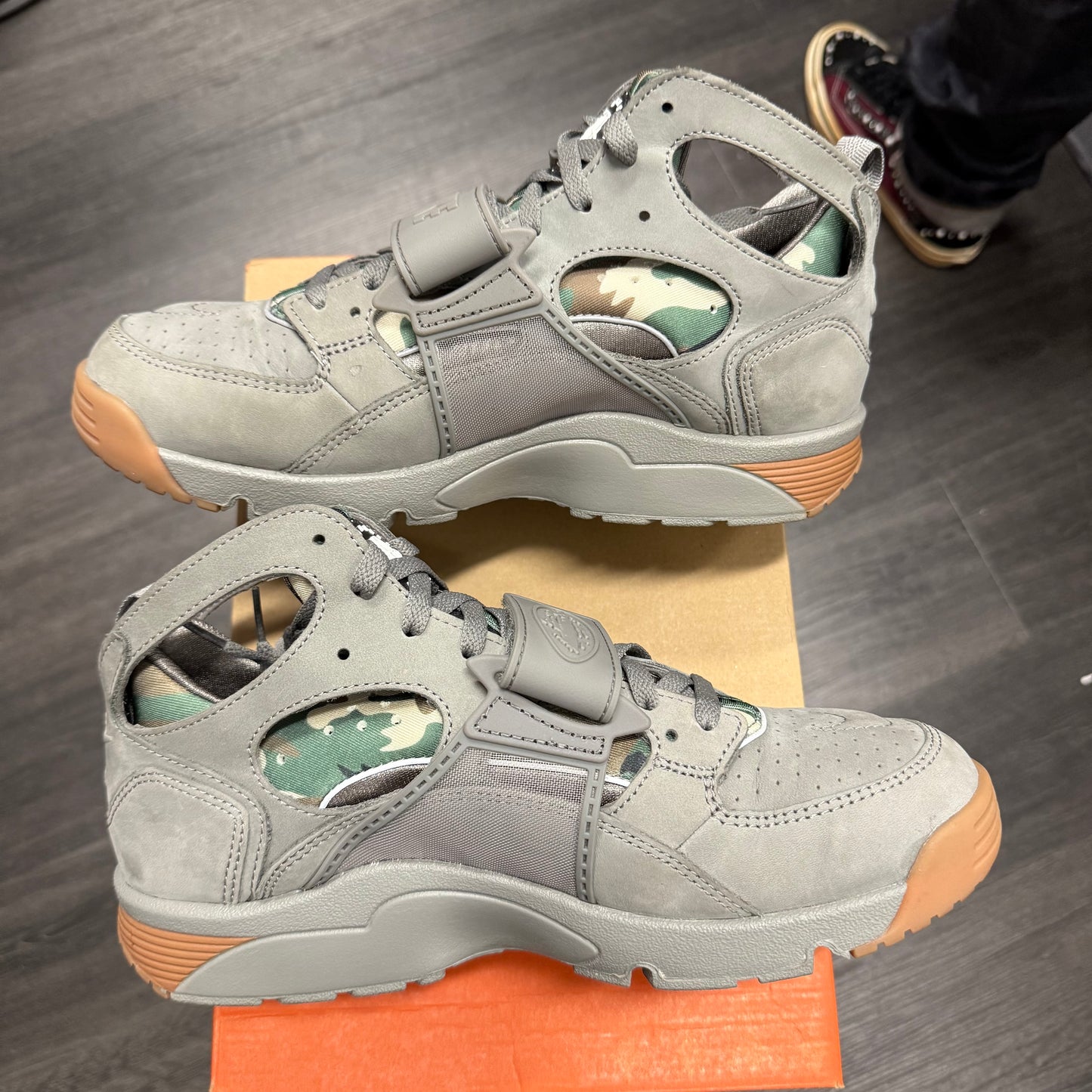 Nike Air Trainer Huarache Corteiz Gully Grey U”