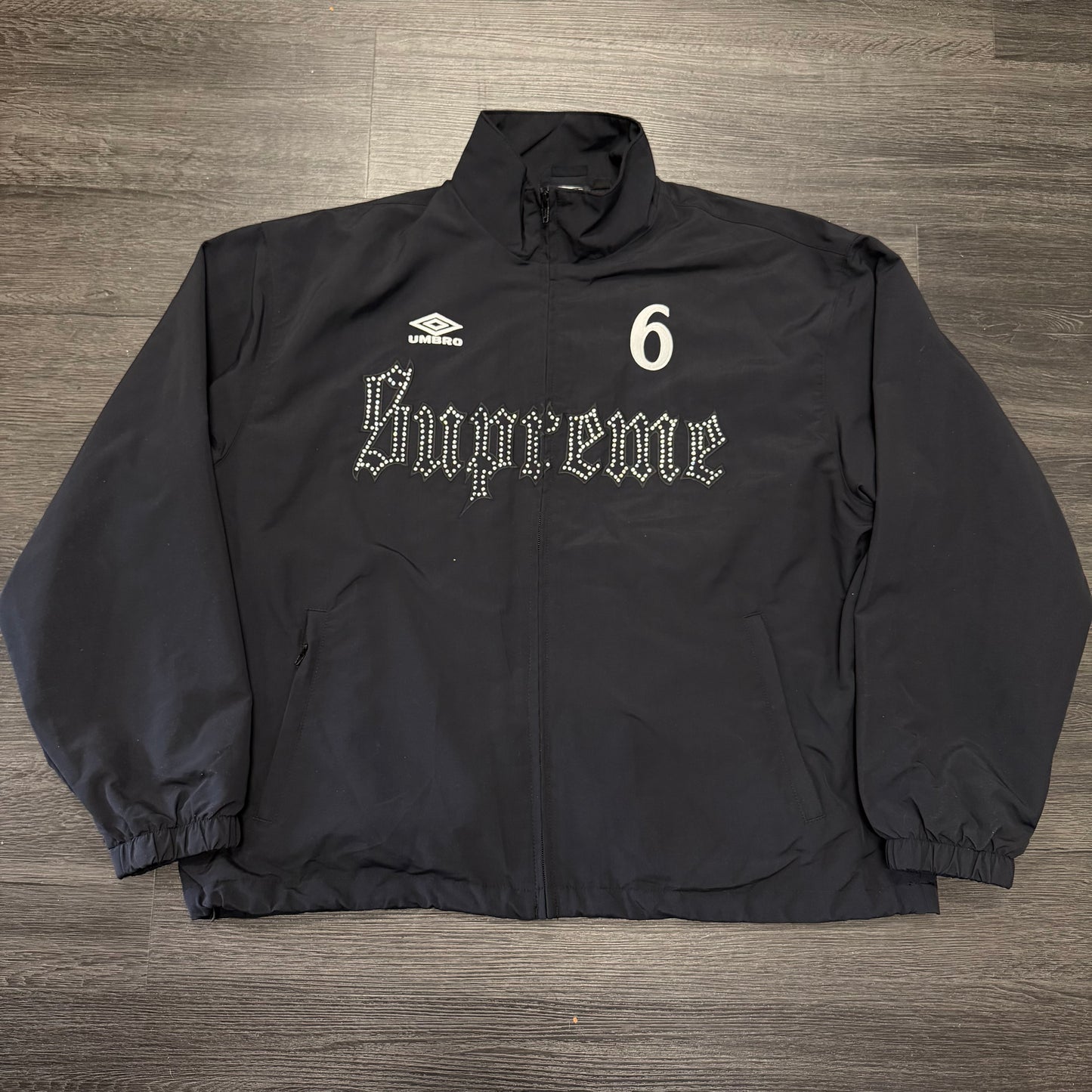 Supreme Umbro Rhinestone Jacket