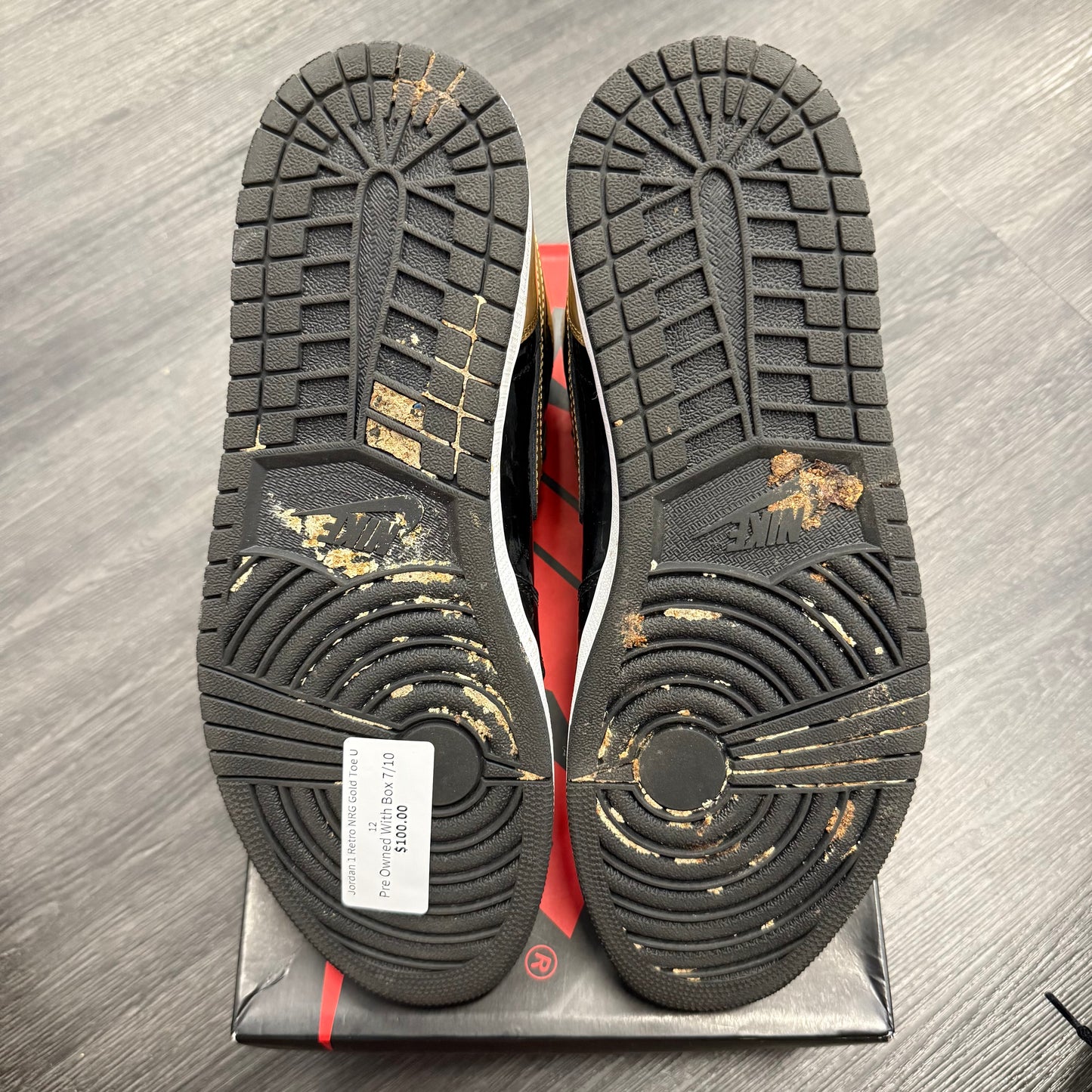 Jordan 1 Retro NRG Gold Toe U