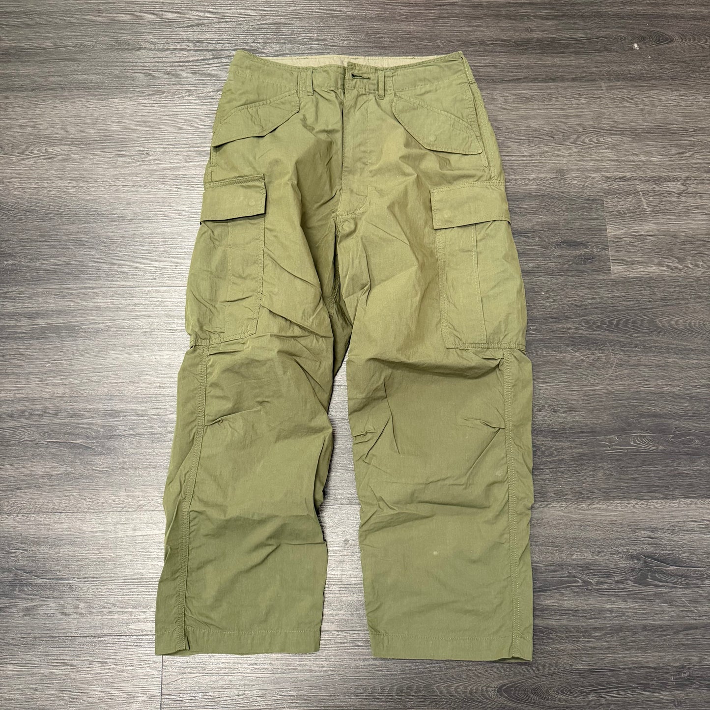 Beams Cargo Pants Olive
