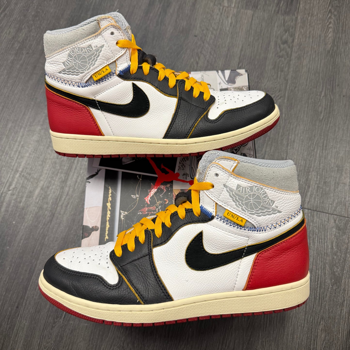 Jordan 1 Retro High Union Black Toe U10.5