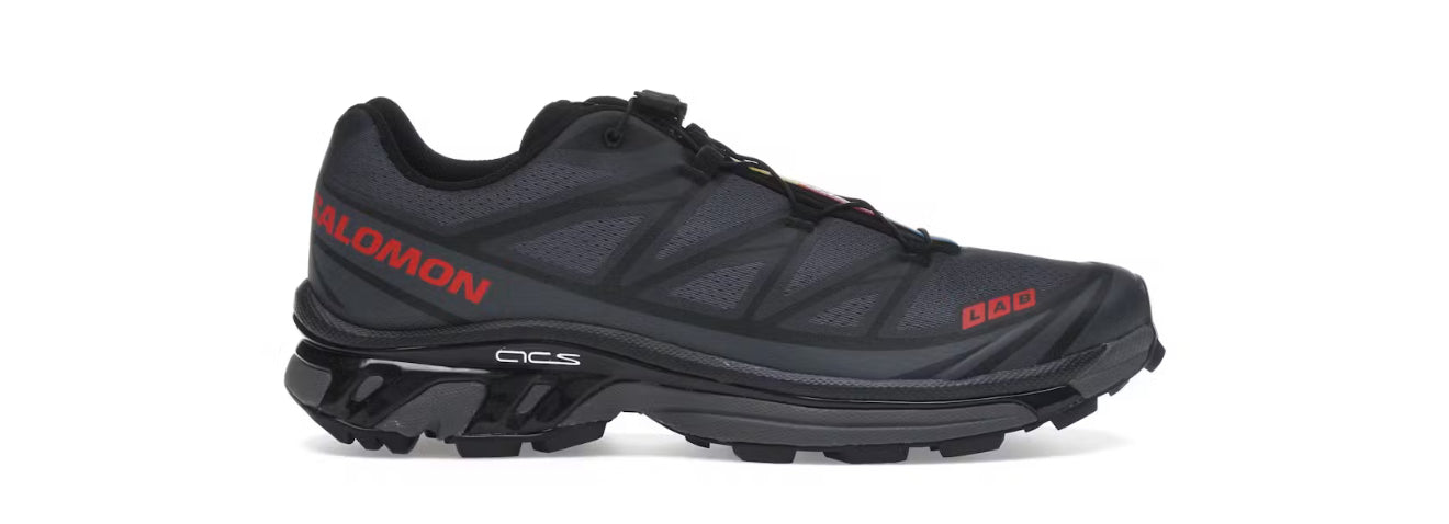 Salomon XT-6 JJJJound Black Fiery Red