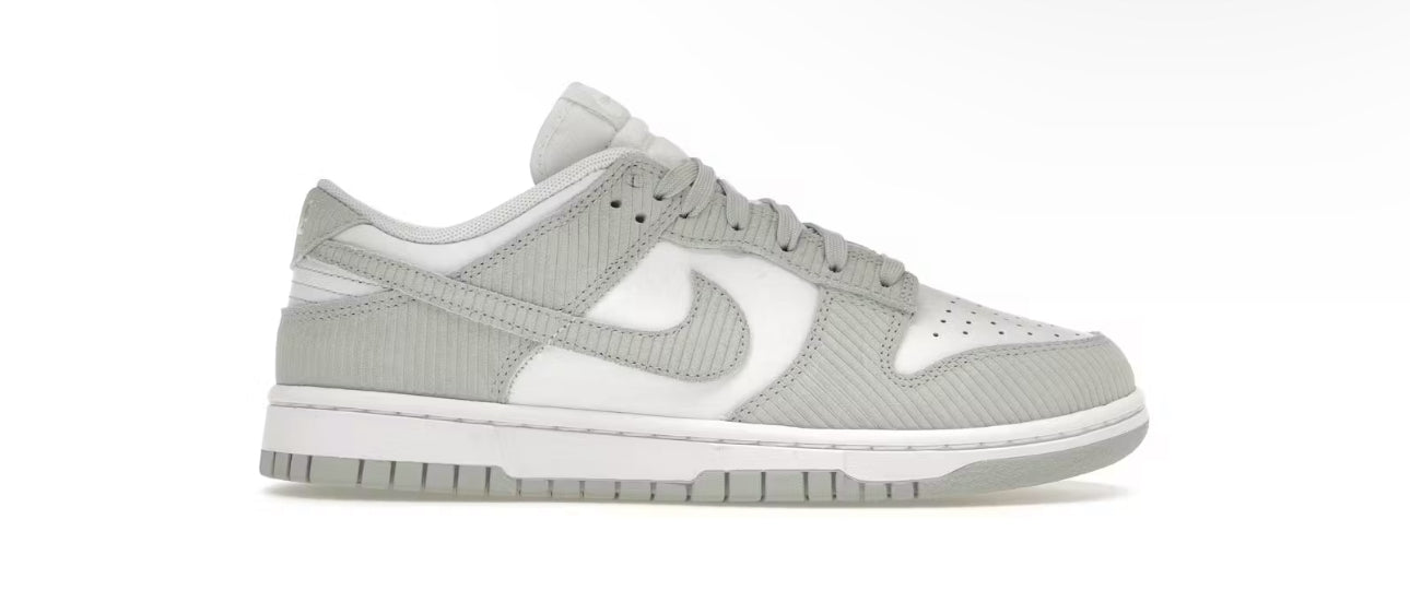 Nike Dunk Low Light Silver Corduroy Women’s
