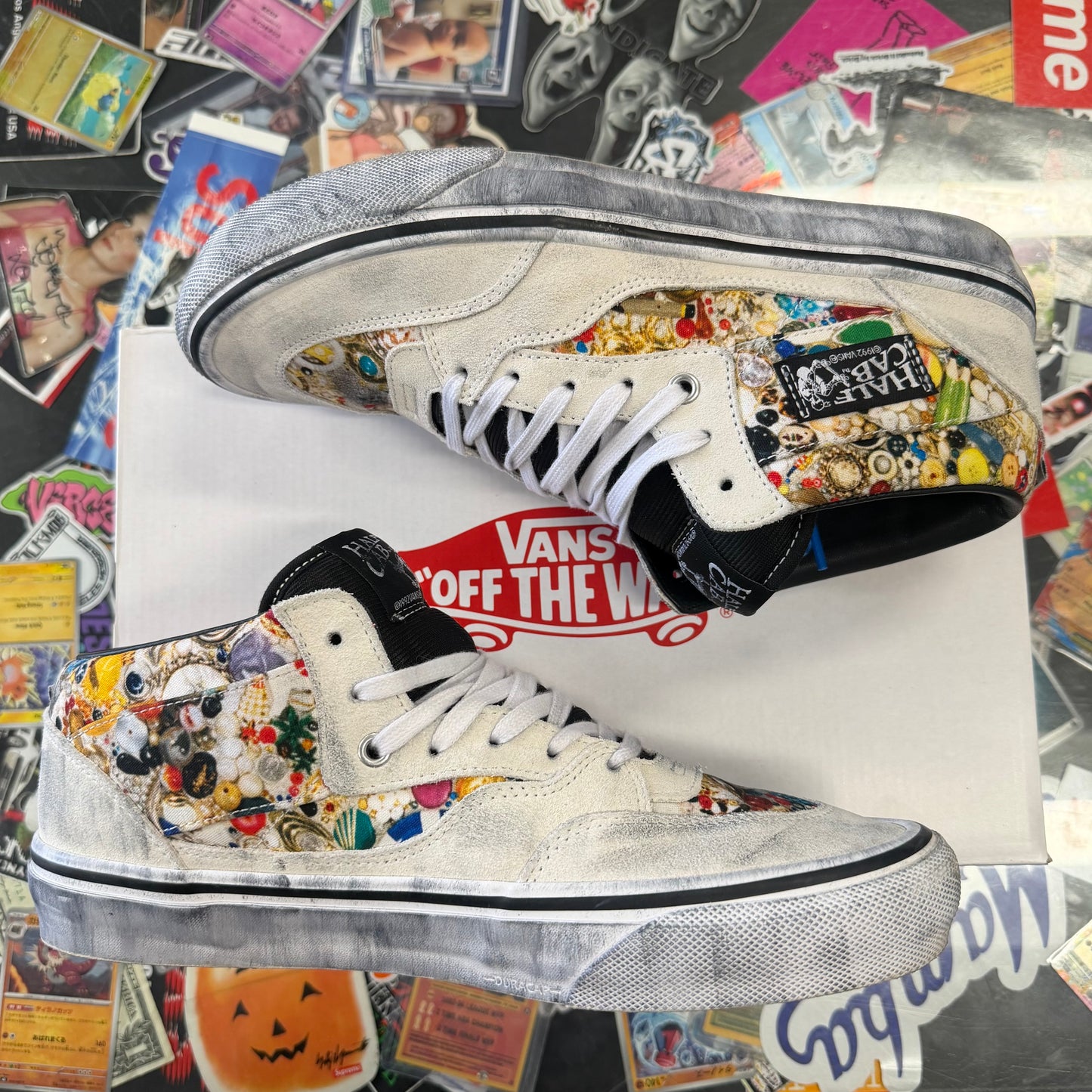 Vans Half Cab Supreme x Mike Kelley White