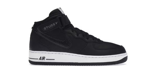 Nike Air Force 1 Mid Stussy Black White