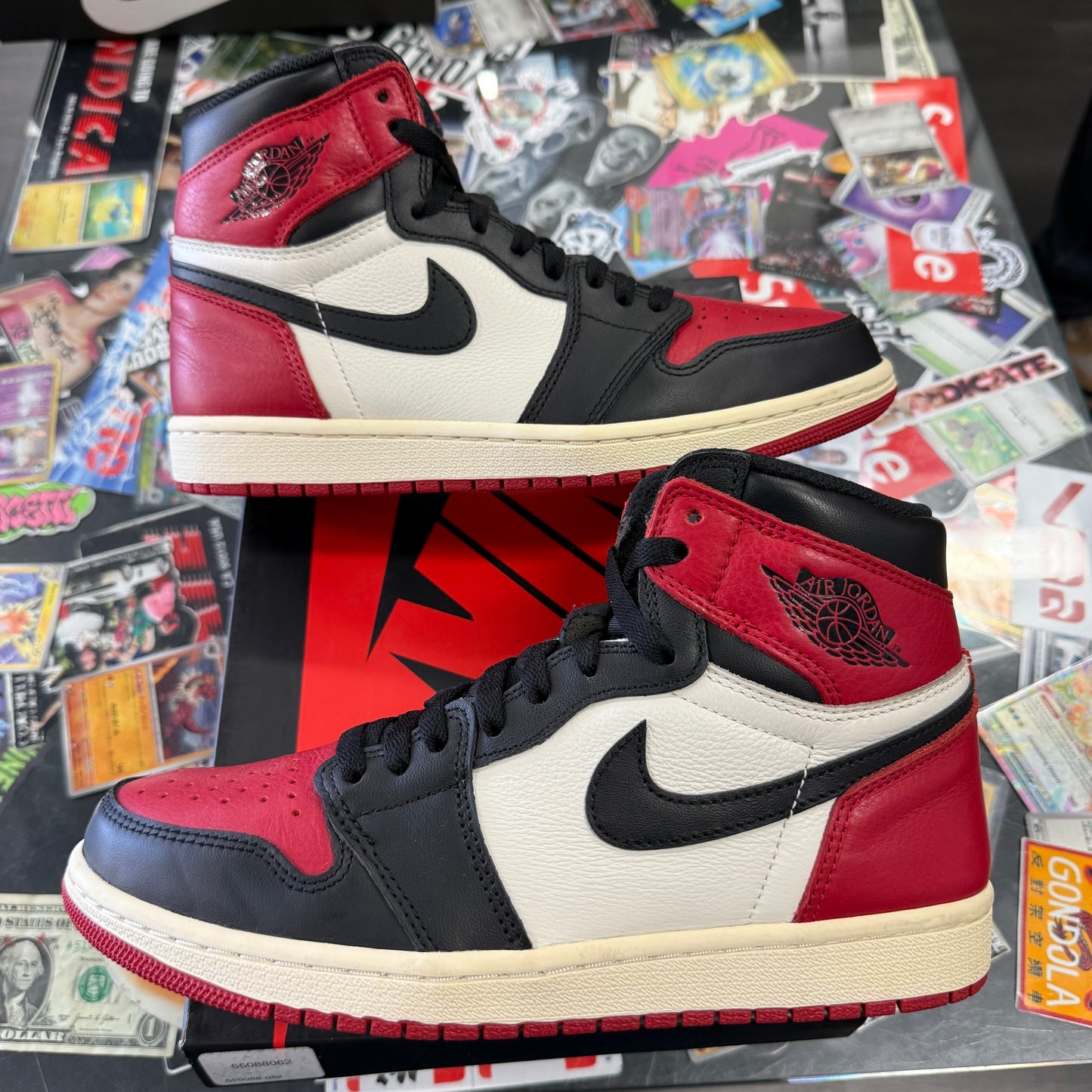 Jordan 1 Retro Bred Toe U8