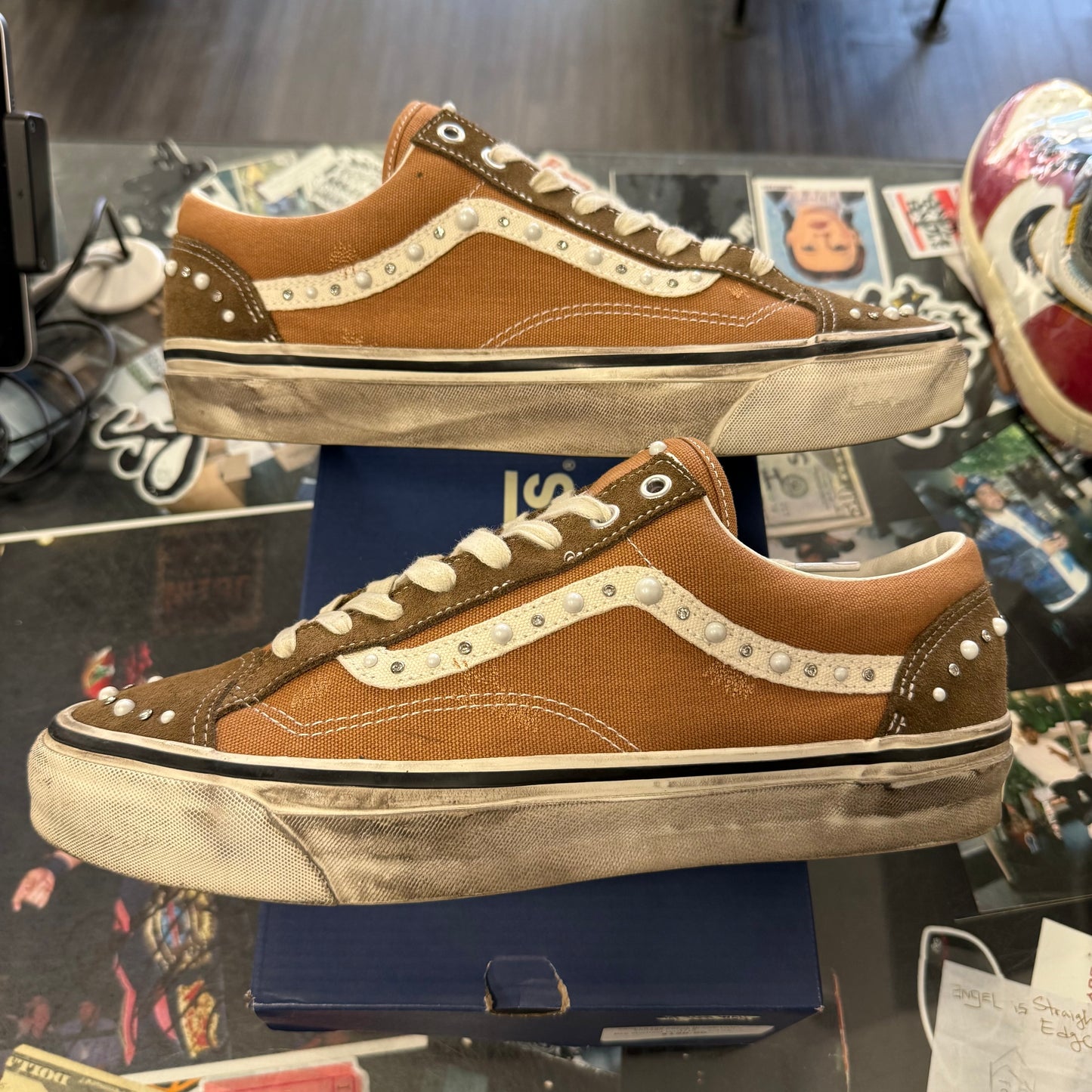 Vans LX Old Skool 36 Pearlized Pack Vintage Cocoa Brown U11.5