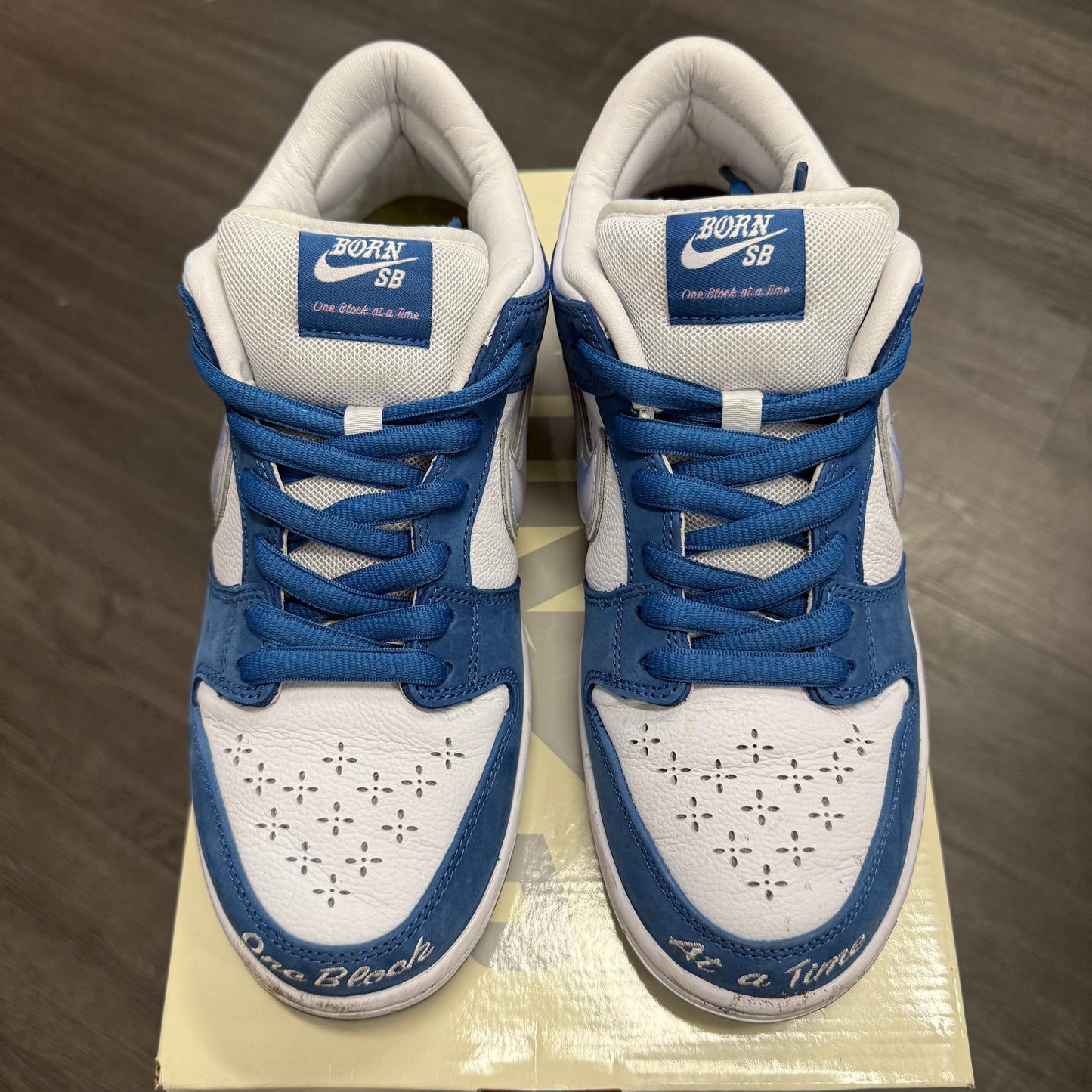 Nike SB Dunk Low Born X Raised One Block At A Time U9.5