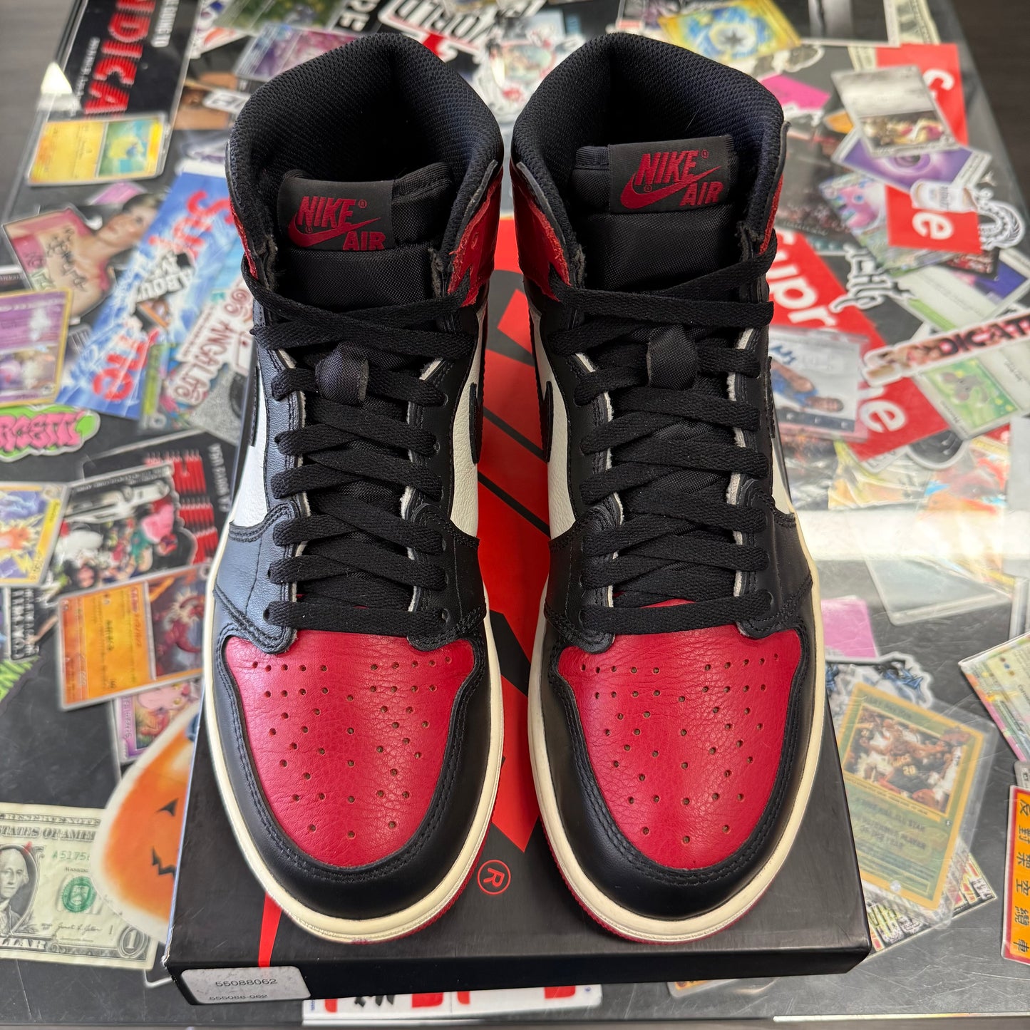 Jordan 1 Retro Bred Toe U8