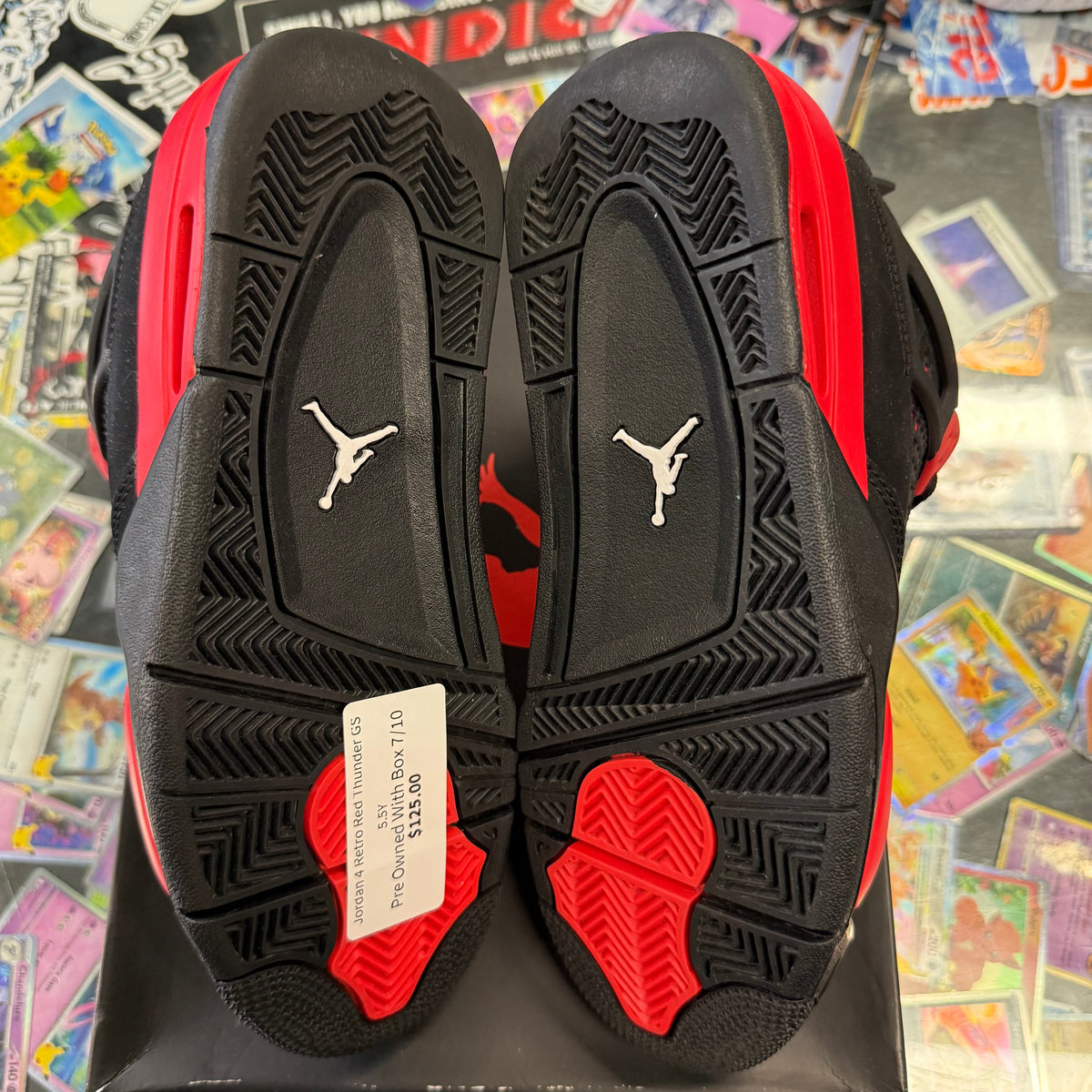 Jordan 4 Retro Red Thunder GS