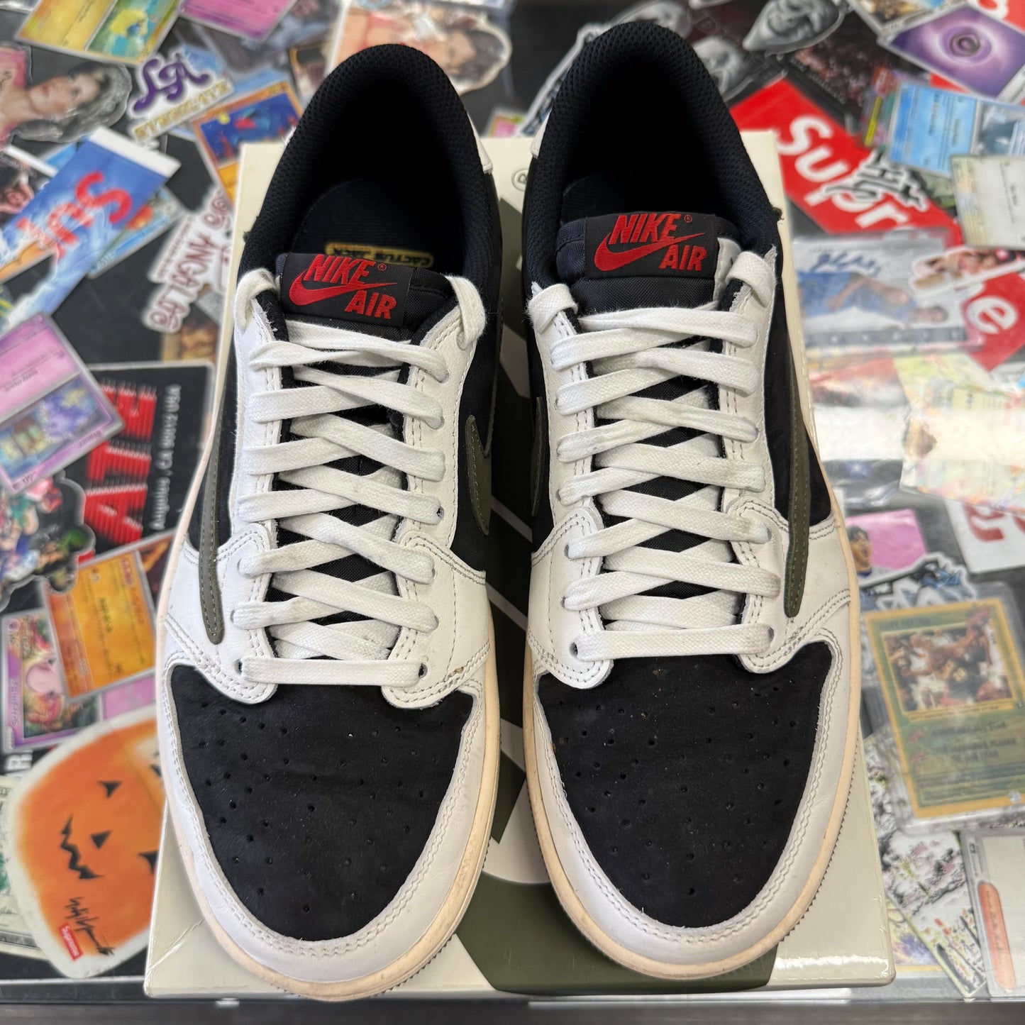 Jordan 1 retro low Travis Scott olive (women’s) U9W**