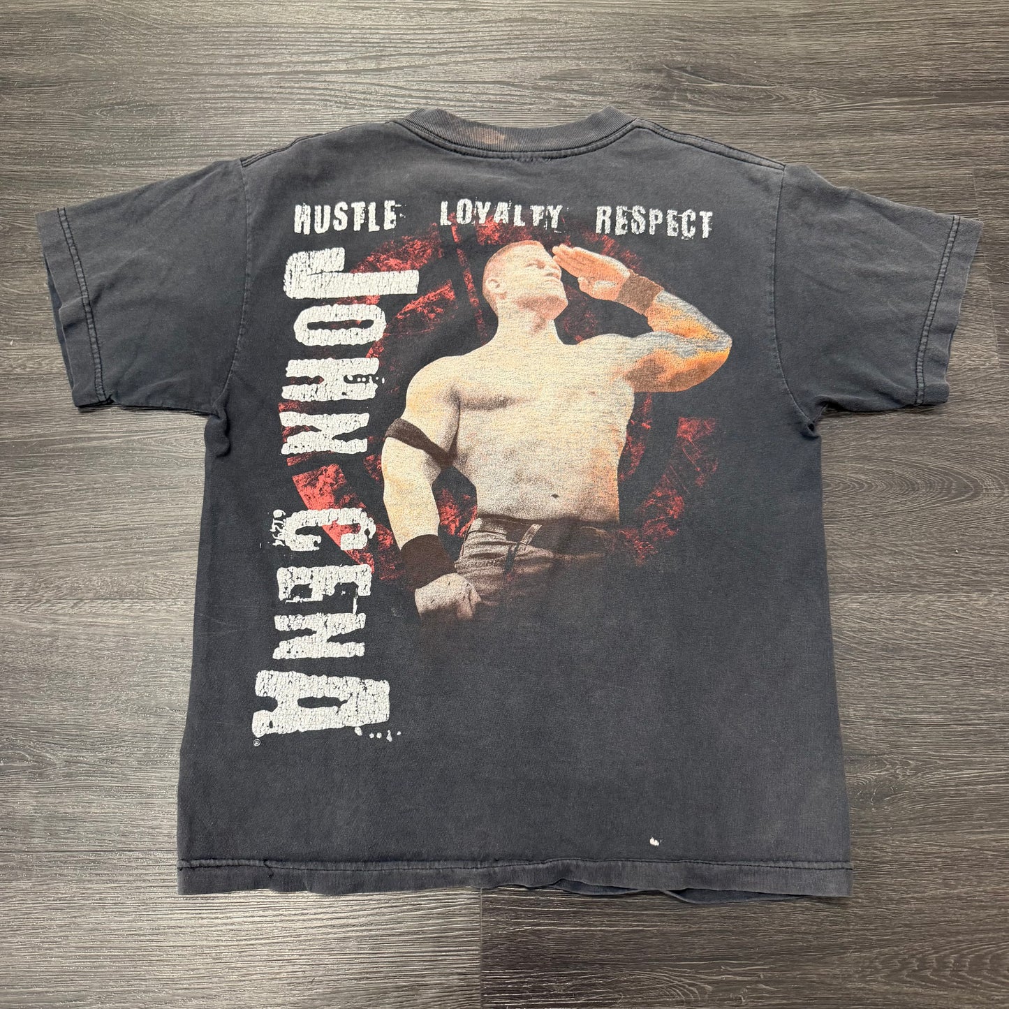 John Cena  Vintage Tee Blk