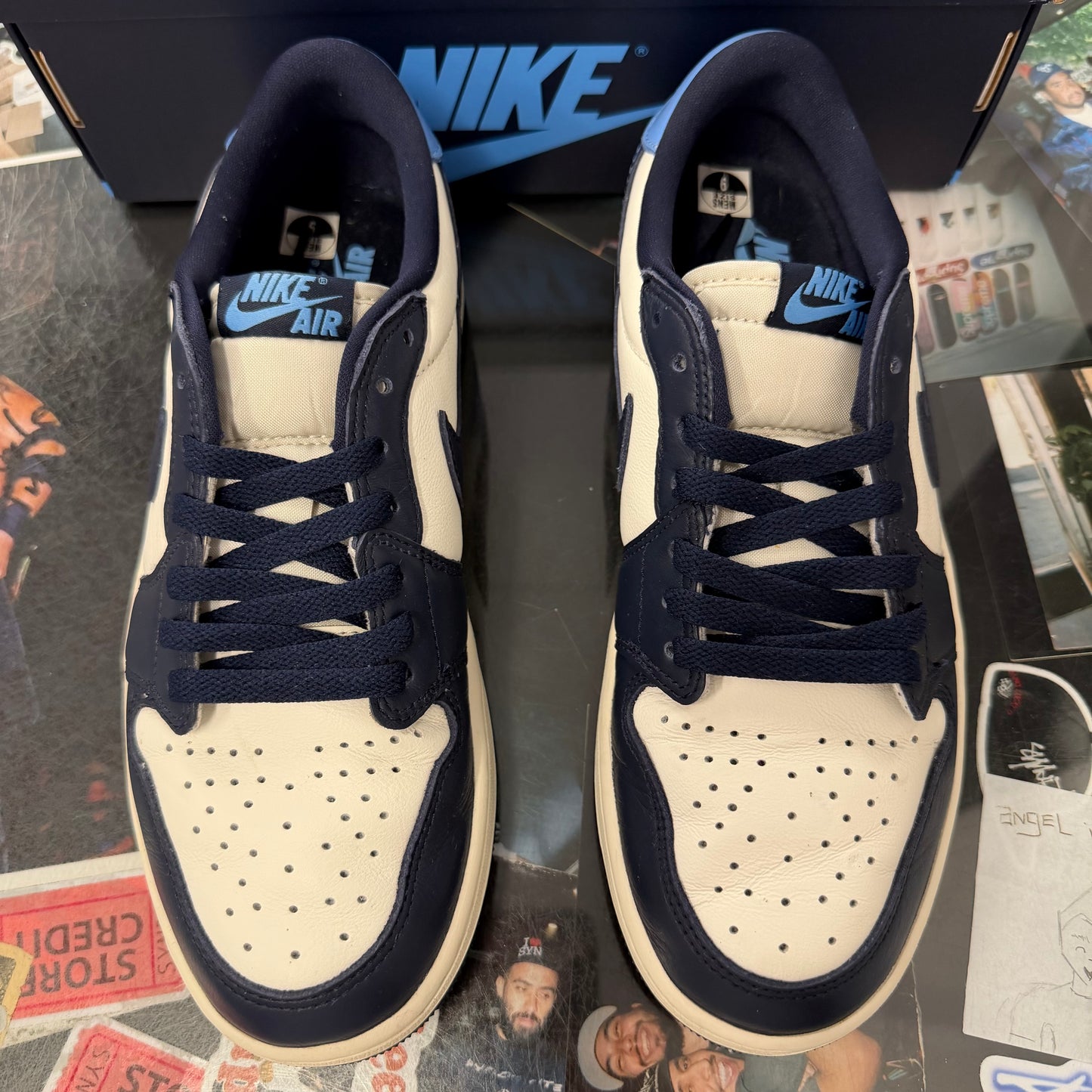 Jordan 1 Low OG Obsidian UNC U9