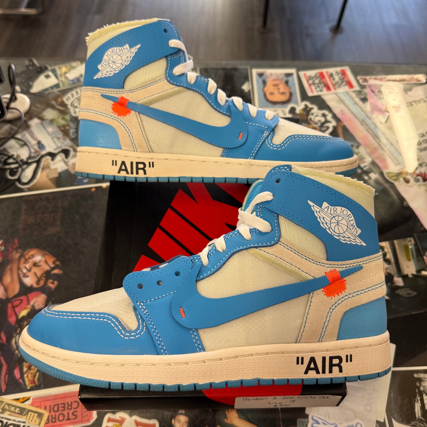 Jordan 1 Retro Off White University Blue U9