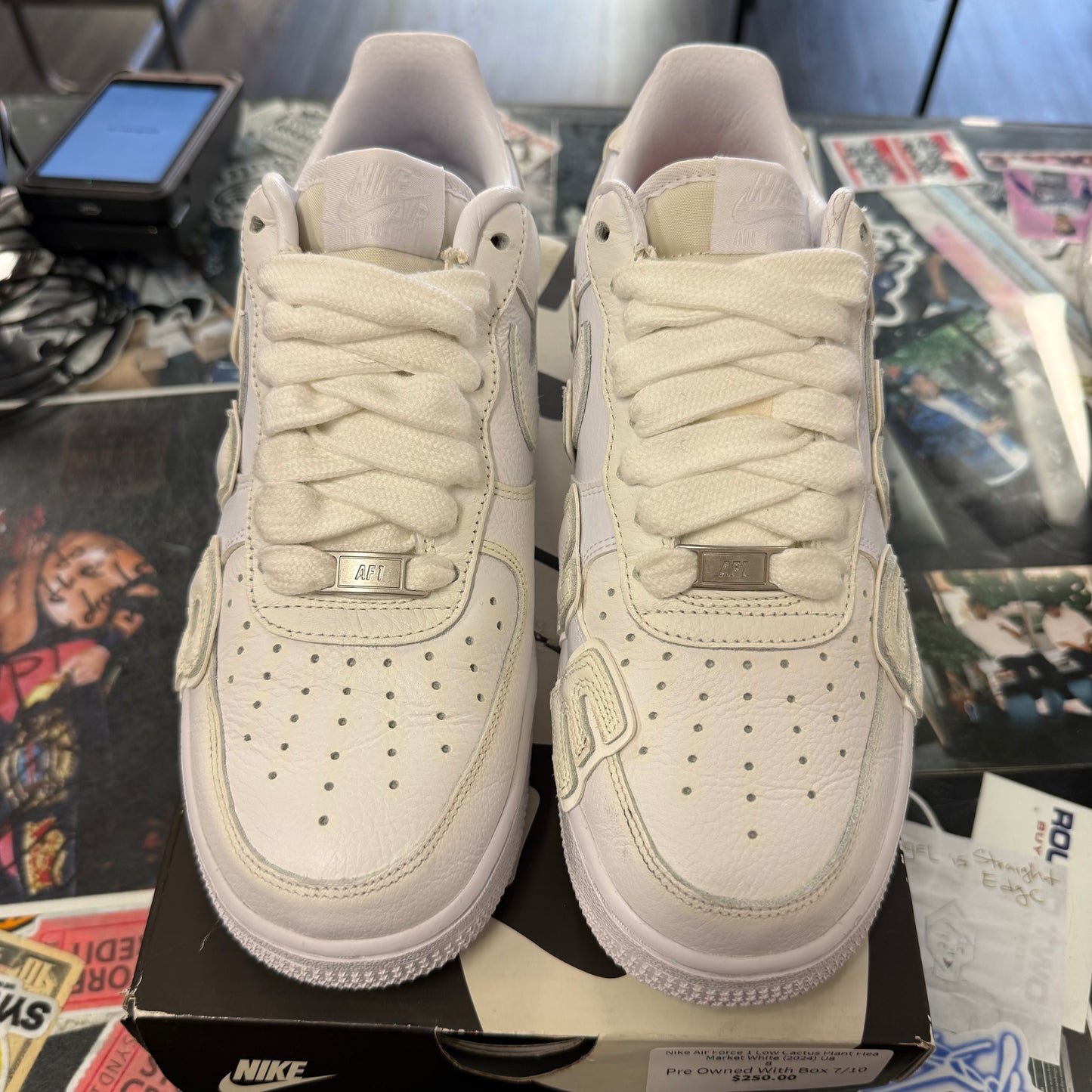 Nike Air Force 1 Low Cactus Plant Flea Market White (2024) U8
