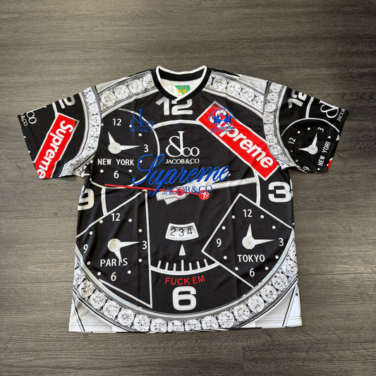 Supreme La Martina Soccer Jersey Black