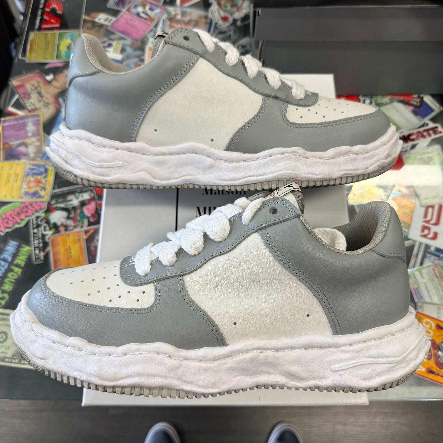 Maison Mihara Yasuhiro Wayne OG Sole Low White Grey