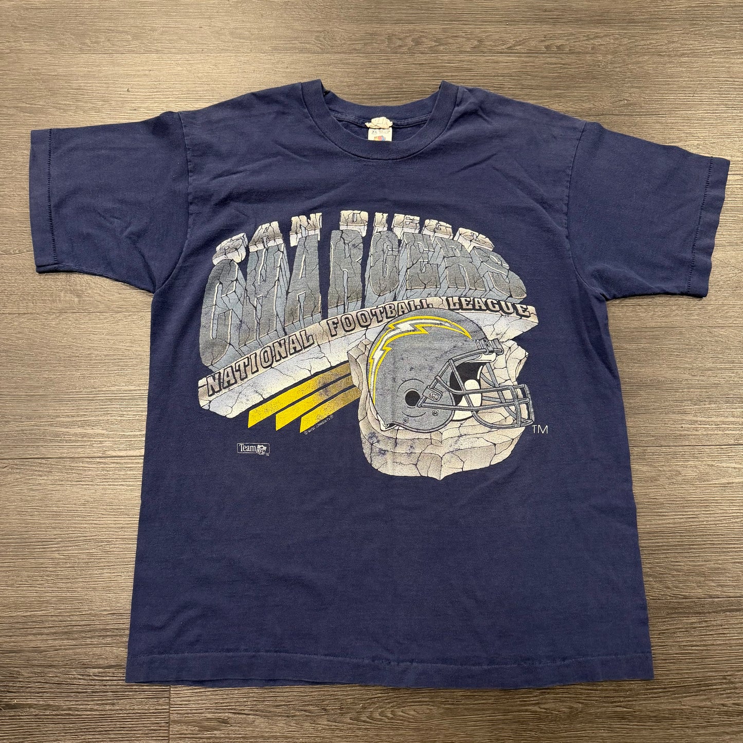 Chargers Navy Vintage Tee