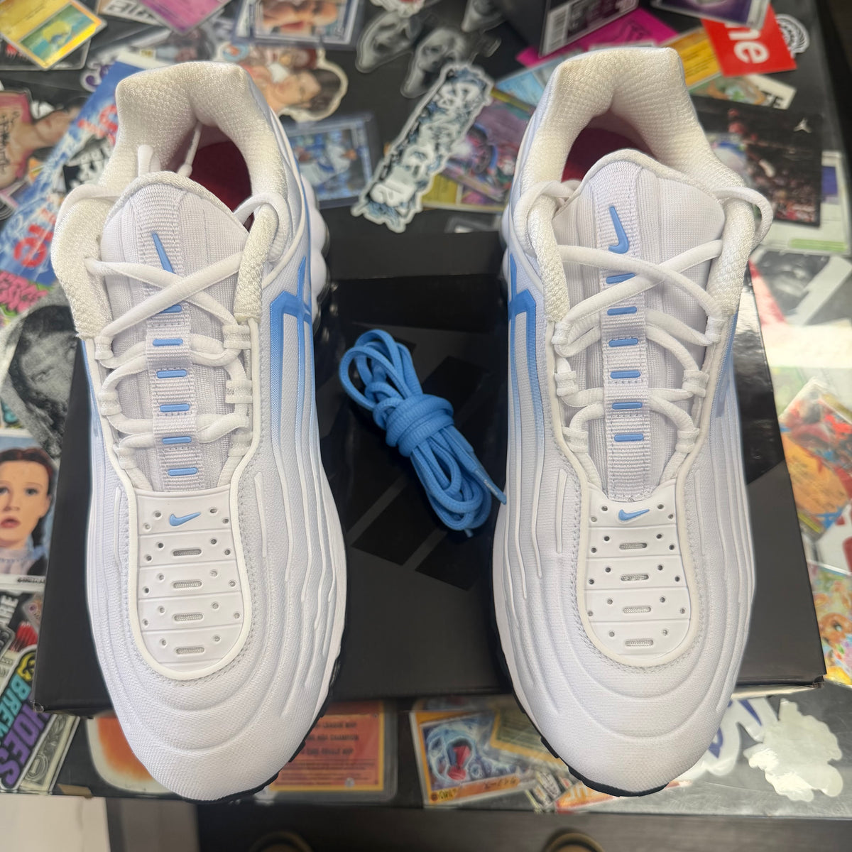 Nike Air Max 2001 Air Ecstasy Supreme White University Blue U9.5