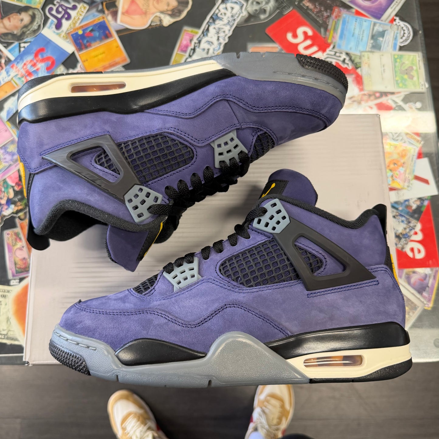 Jordan 4 Retro Lakers U8.5