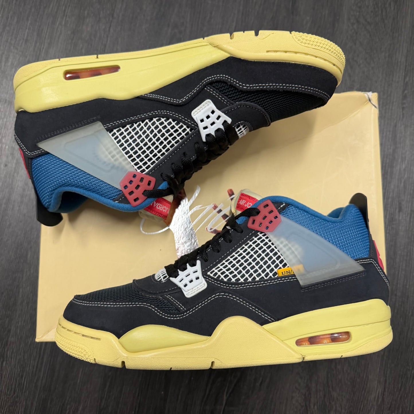 Jordan 4 Retro Union Off Noir U10.5