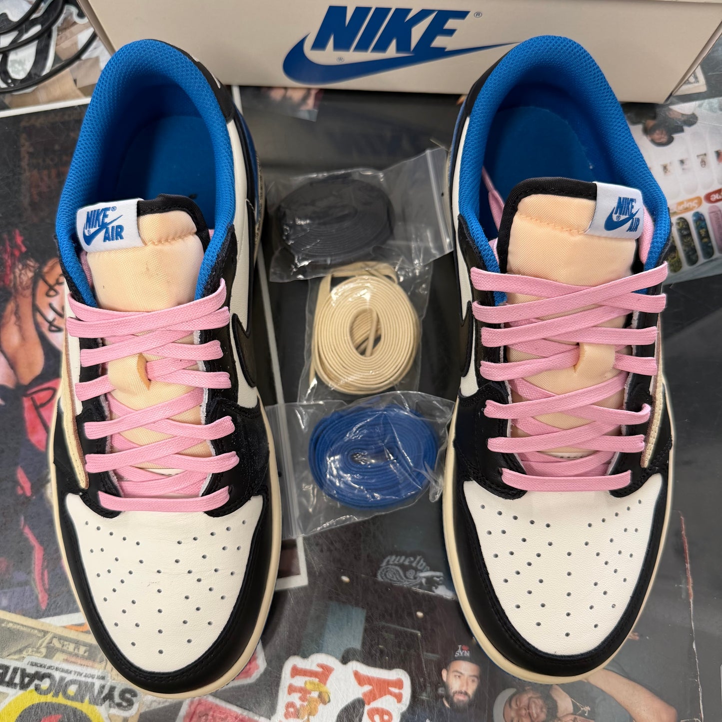 Jordan 1 Retro Low Fragment Travis Scott U8