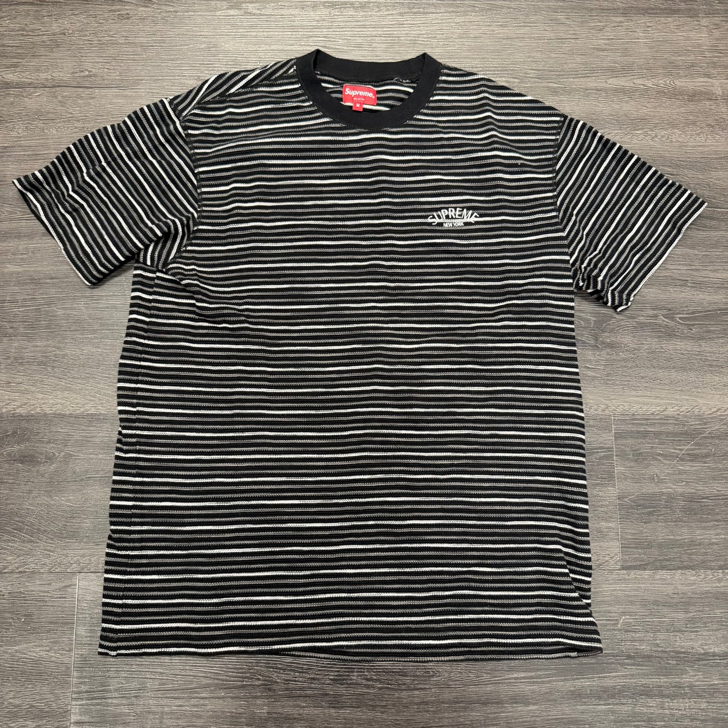 Supreme Waffle Striped Tee