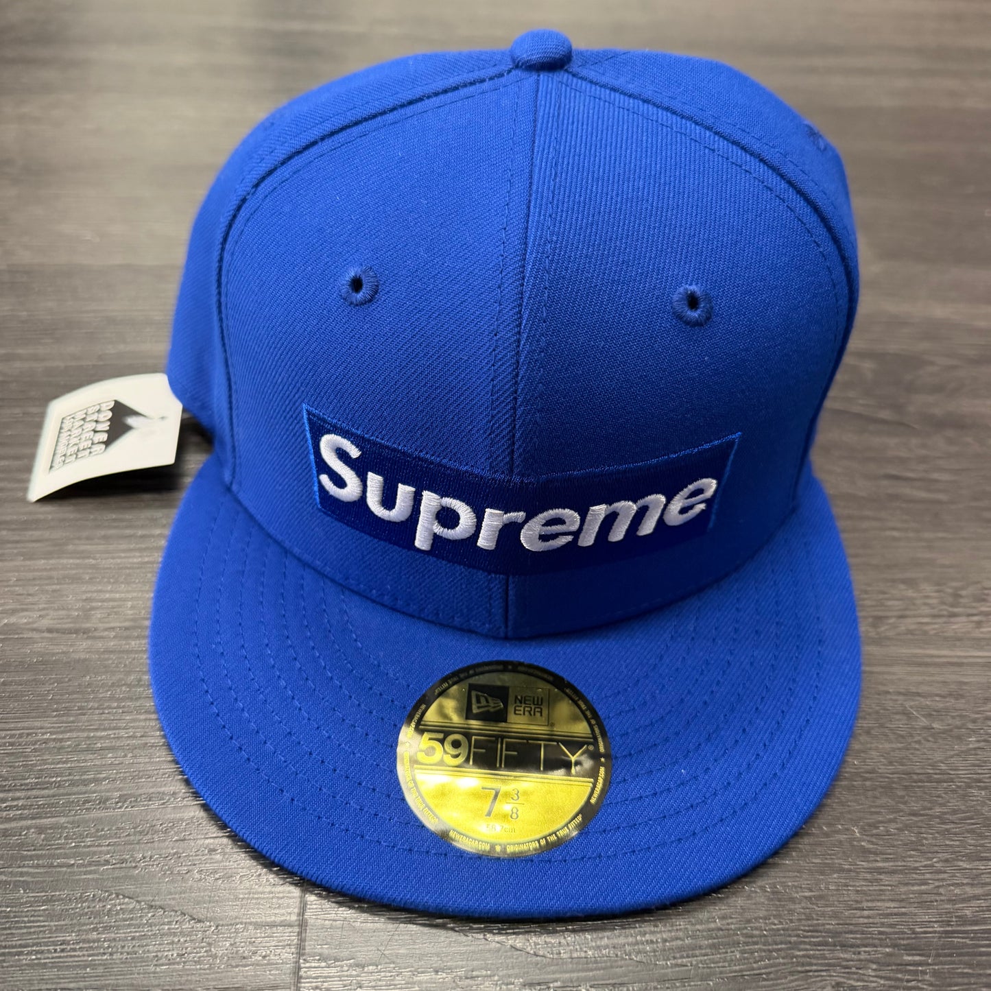 Supreme Ghostface Box Logo New Era Fitted Blue