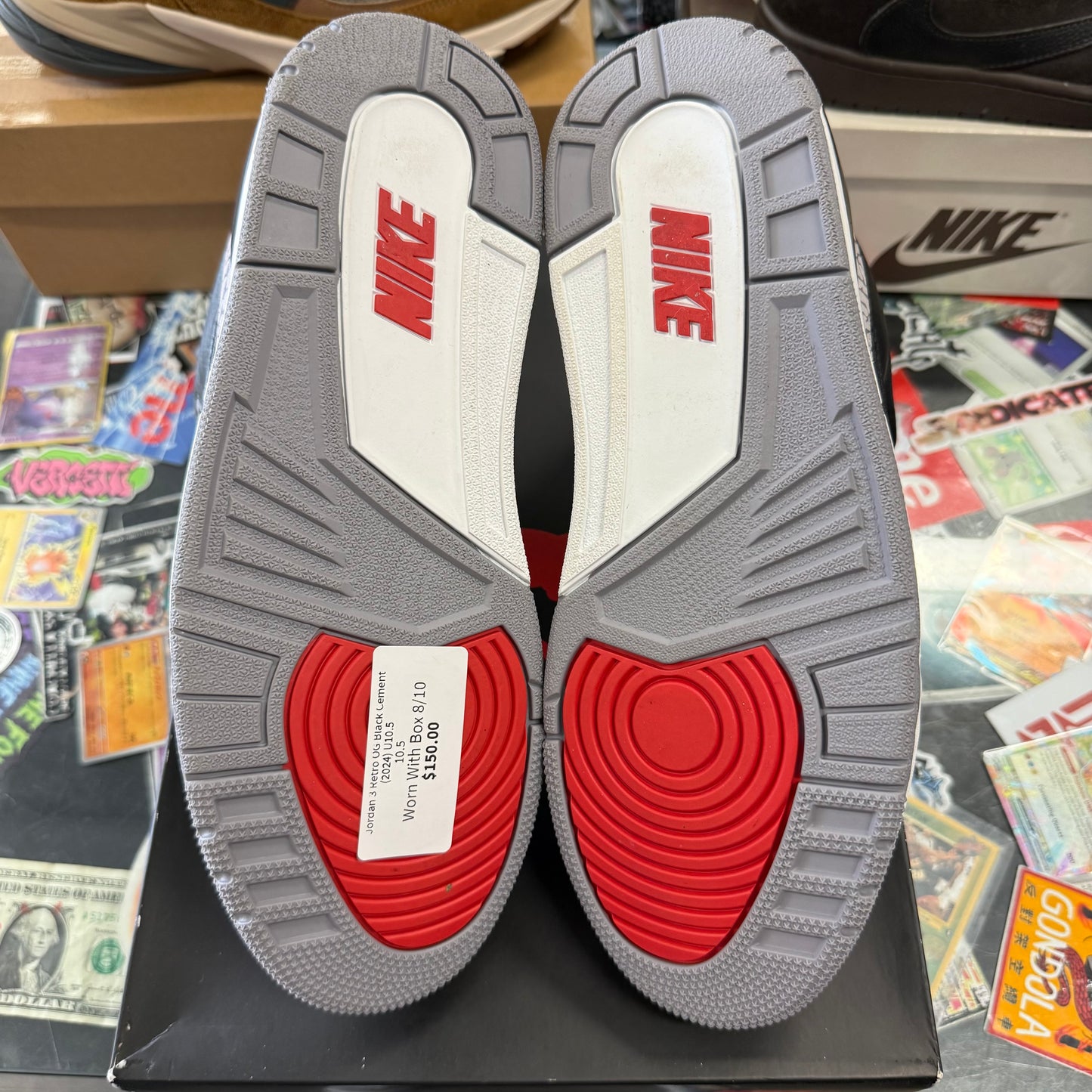 Jordan 3 Retro OG Black Cement (2024) U10.5