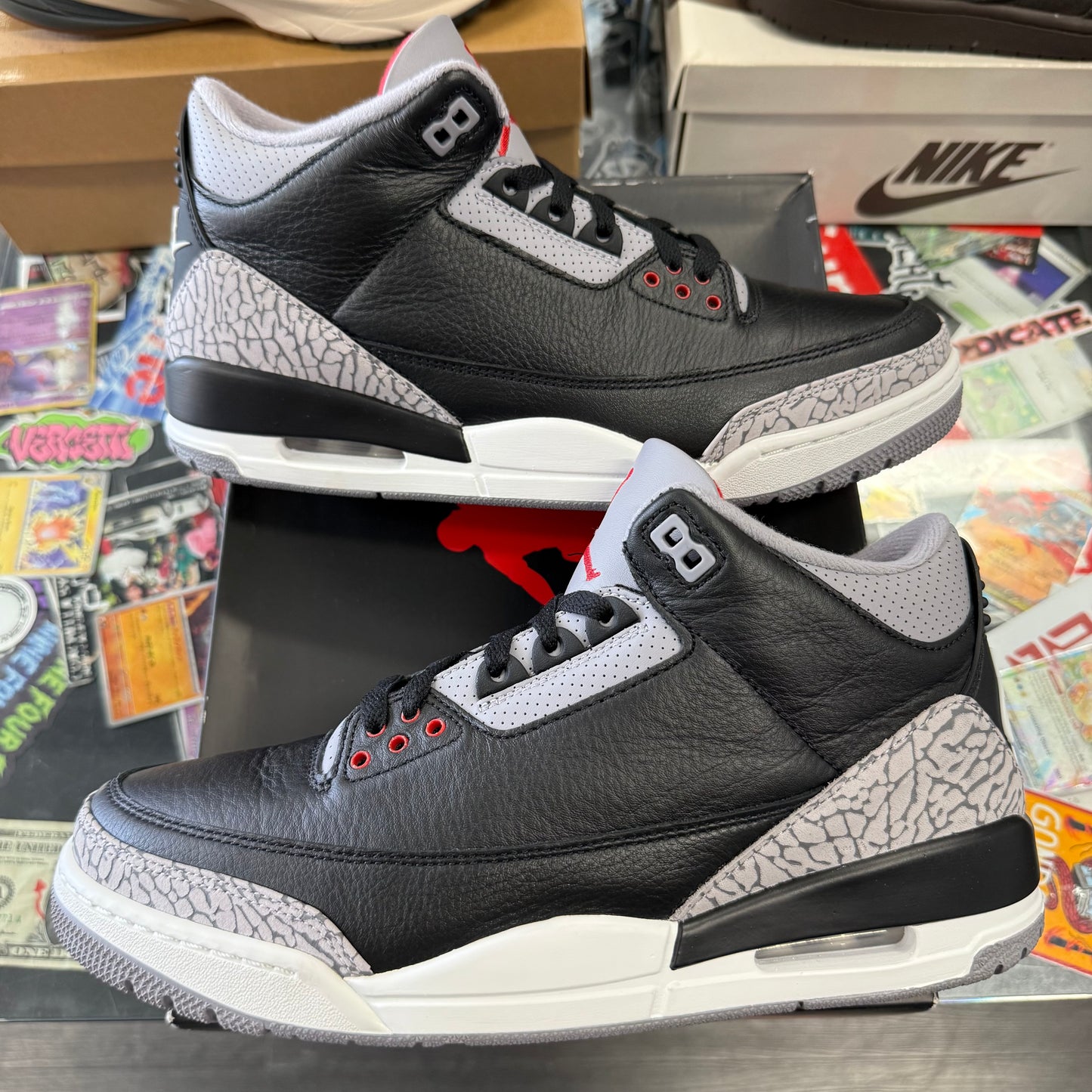 Jordan 3 Retro OG Black Cement (2024) U10.5