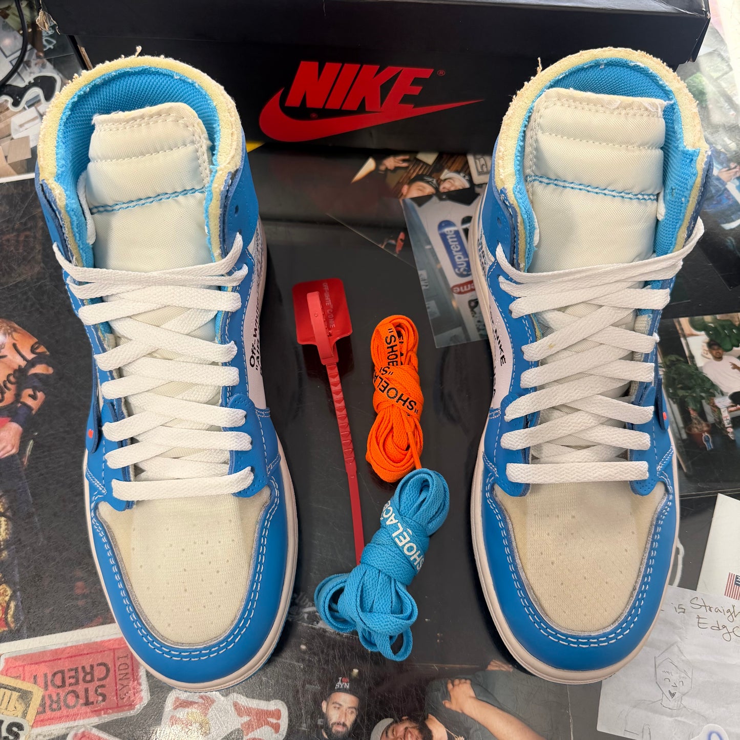 Jordan 1 Retro Off White University Blue U7