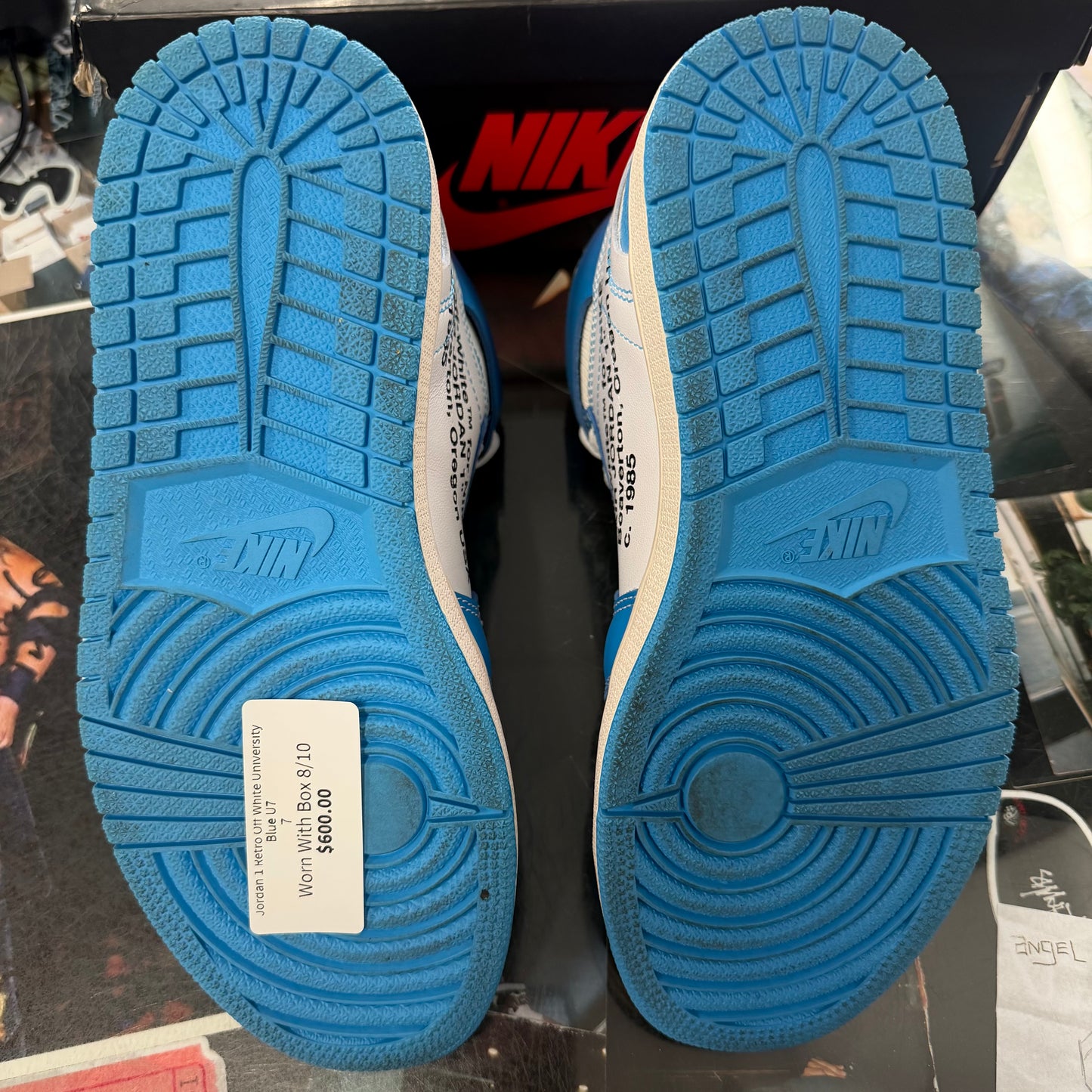 Jordan 1 Retro Off White University Blue U7