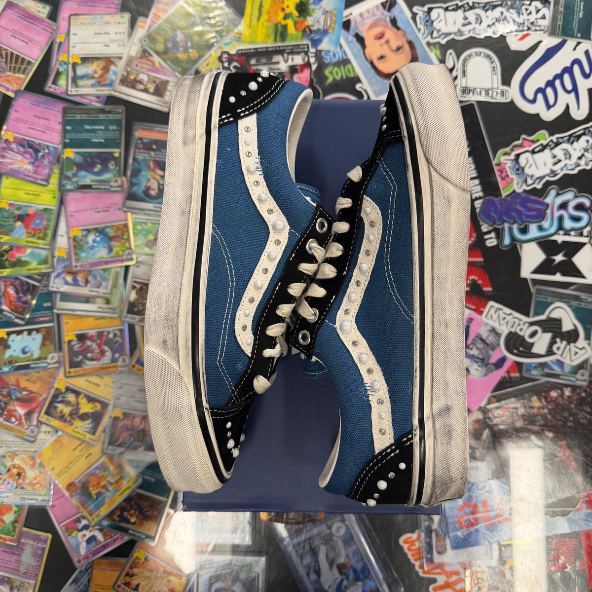 Vans LX Old Skool 36 Pearlized Pack Black Navy U8.5