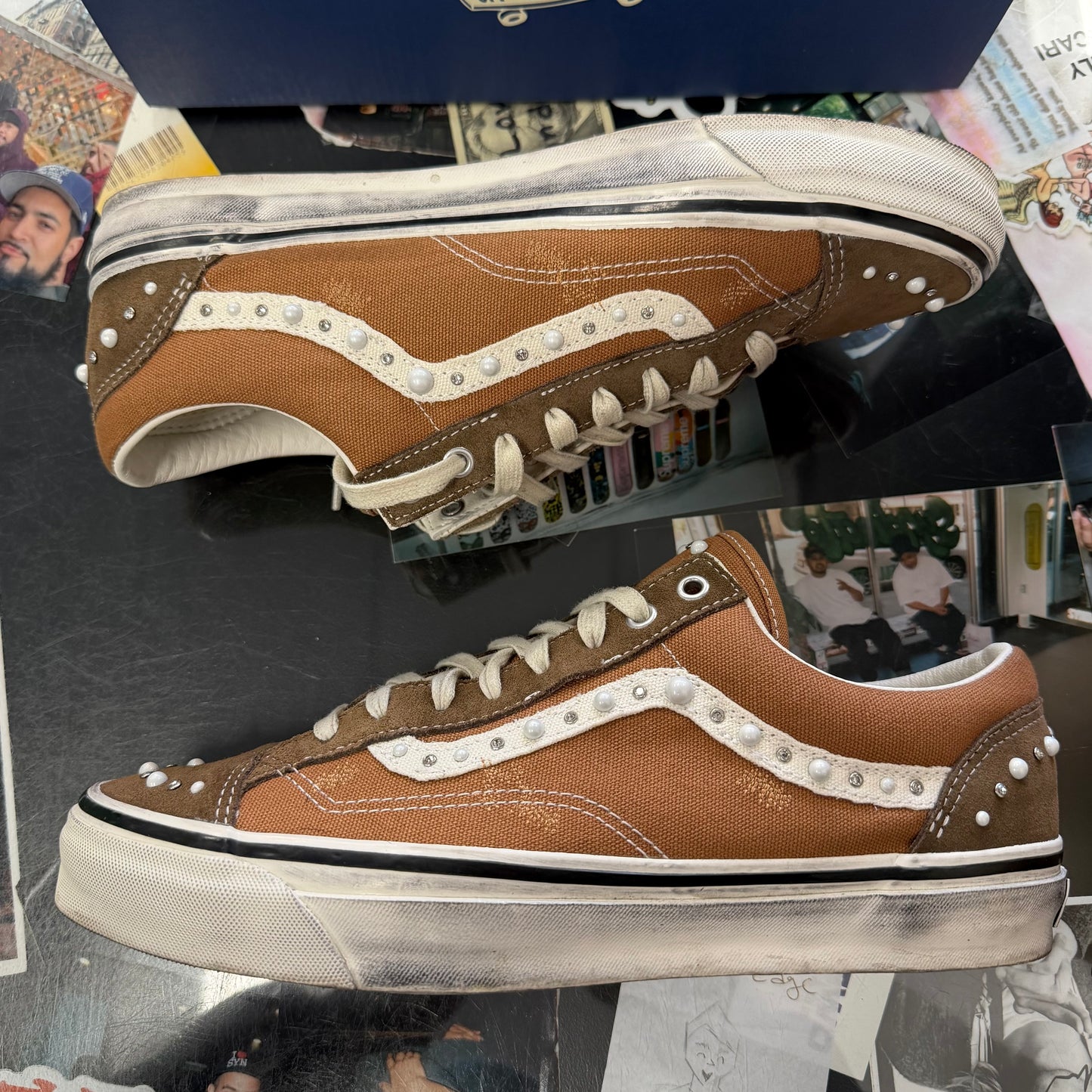 Vans LX Old Skool 36 Pearlized Pack Vintage Cocoa Brown U11.5