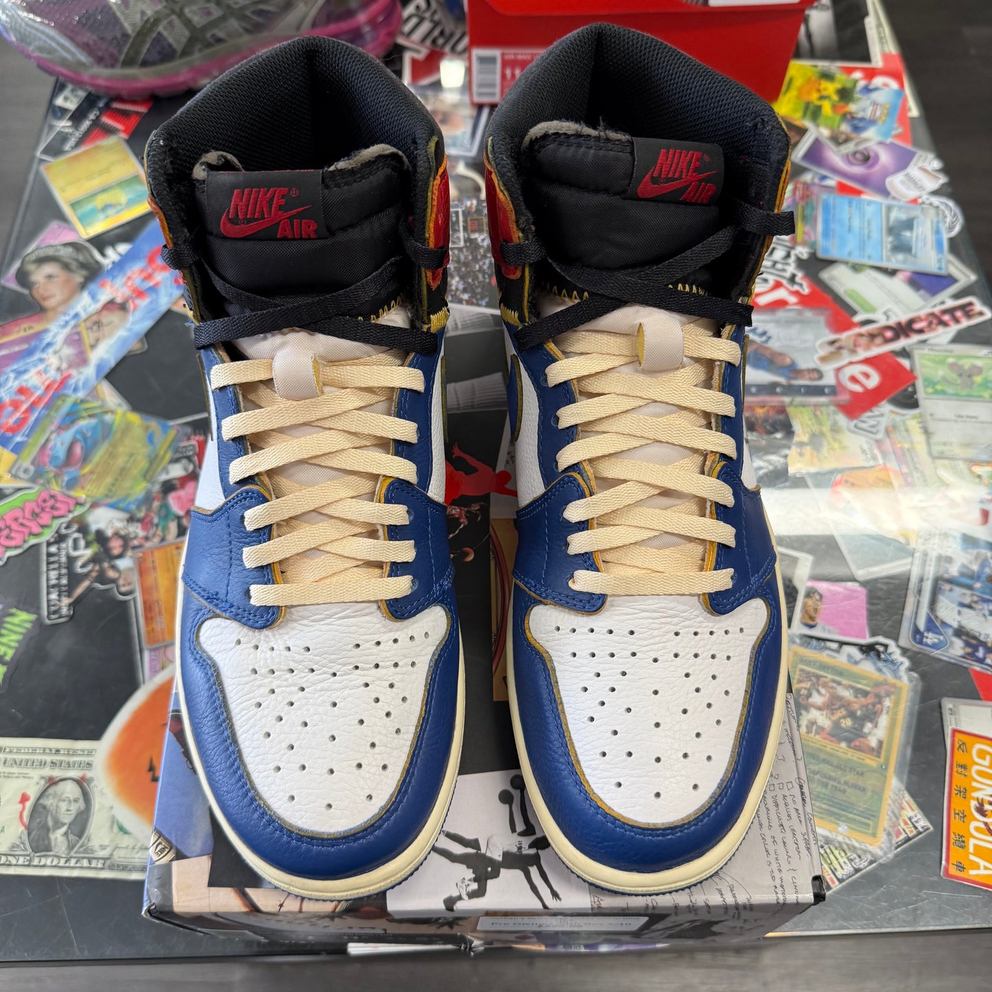 Jordan 1 Retro High Union Storm Blue U9.5