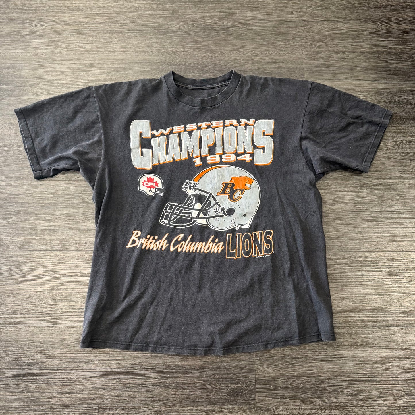 VIntage CFL Lions Tee