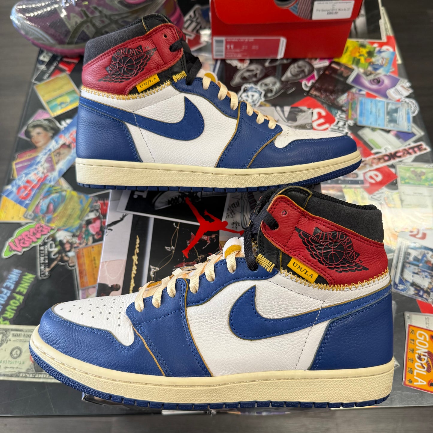 Jordan 1 Retro High Union Storm Blue U9.5