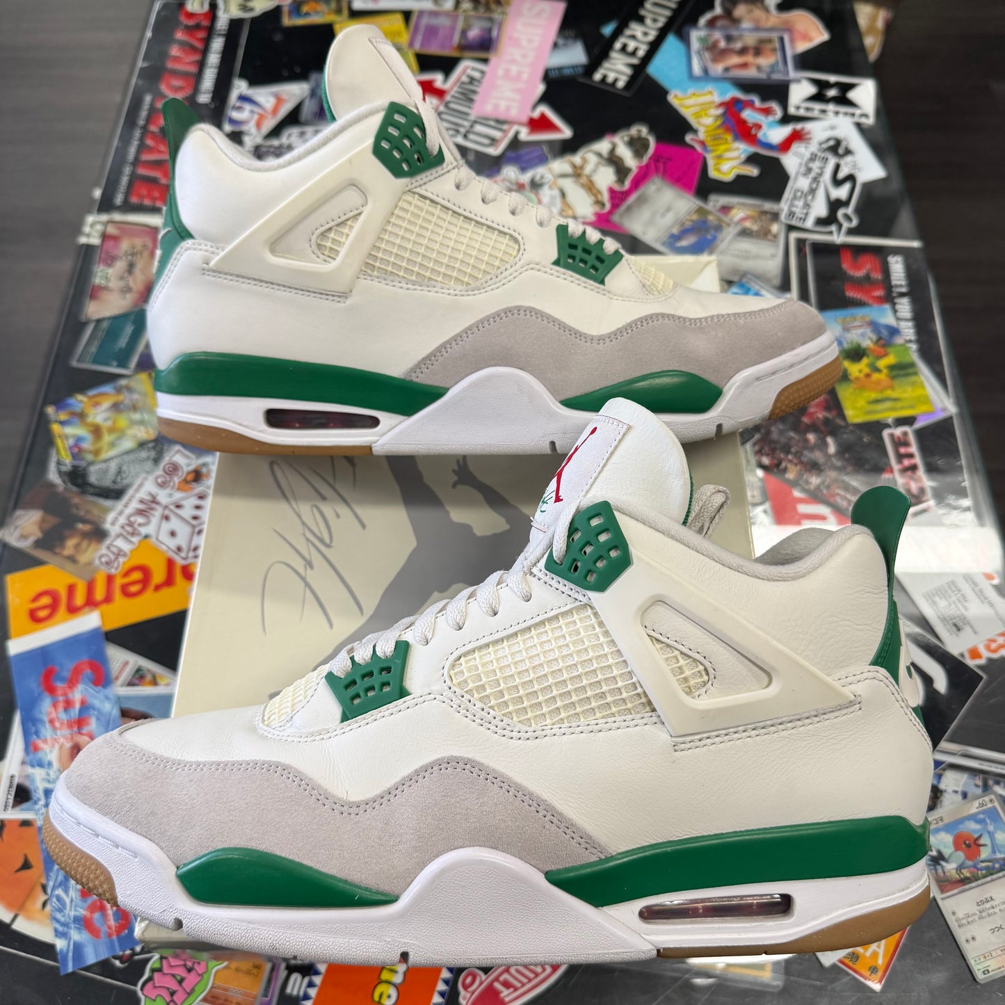 Jordan 4 SB Pine Green U14