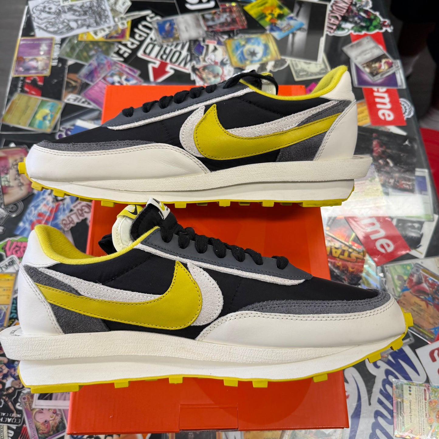 Nike LD Waffle Sacai Undercover Black Bright Citron U