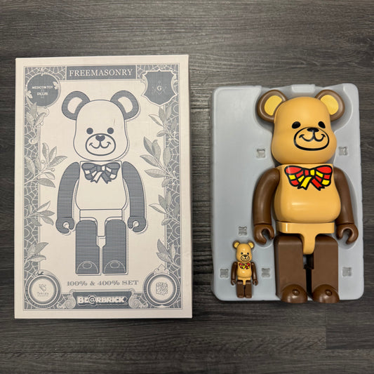 Bearbrick Freemasonry 400% 100%