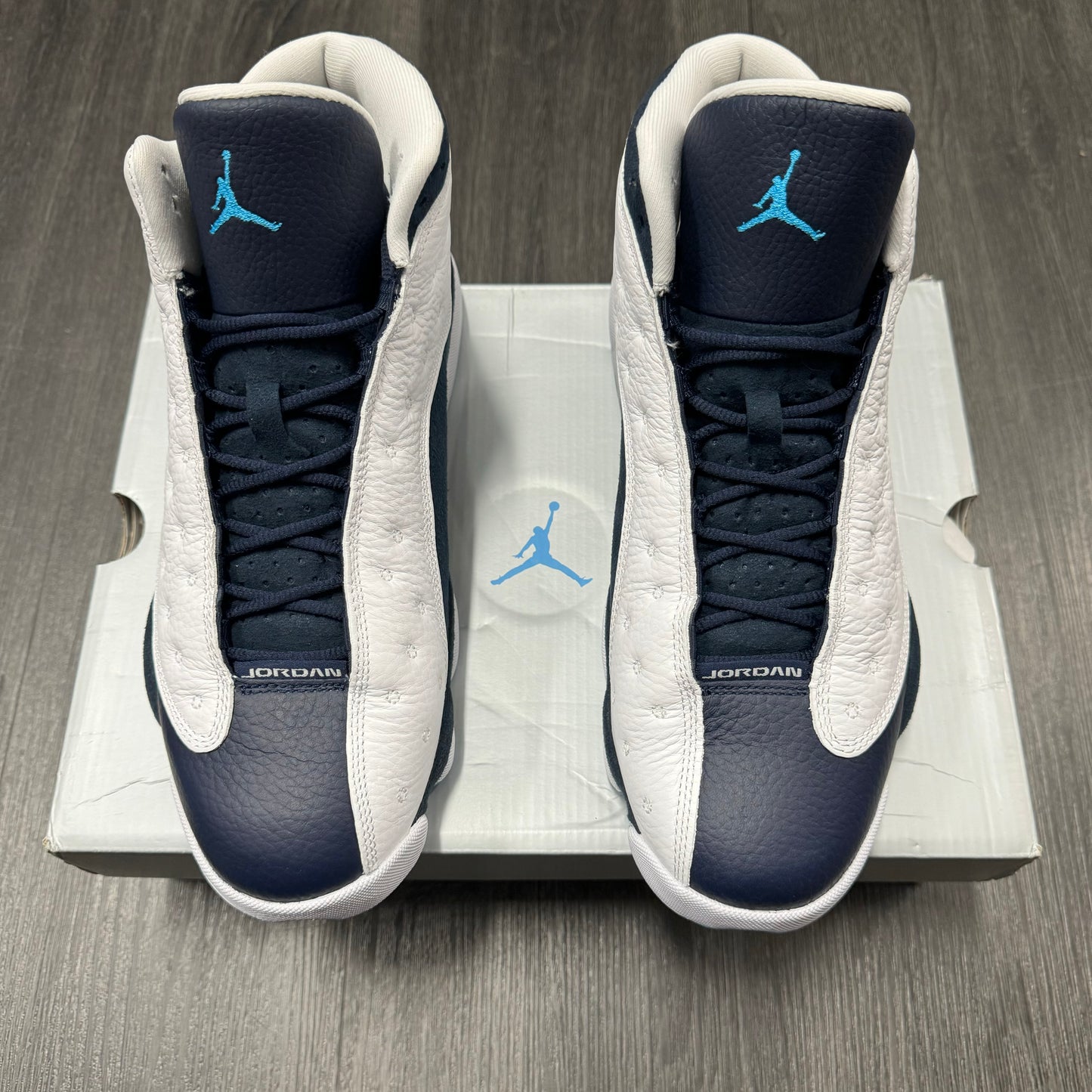 Jordan 13 Retro Obsidian Powder Blue White