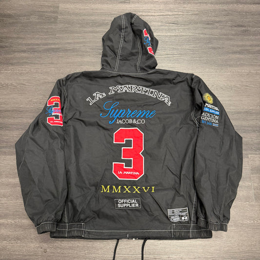Supreme La Martina Lightweight Hooded Jacket Black
