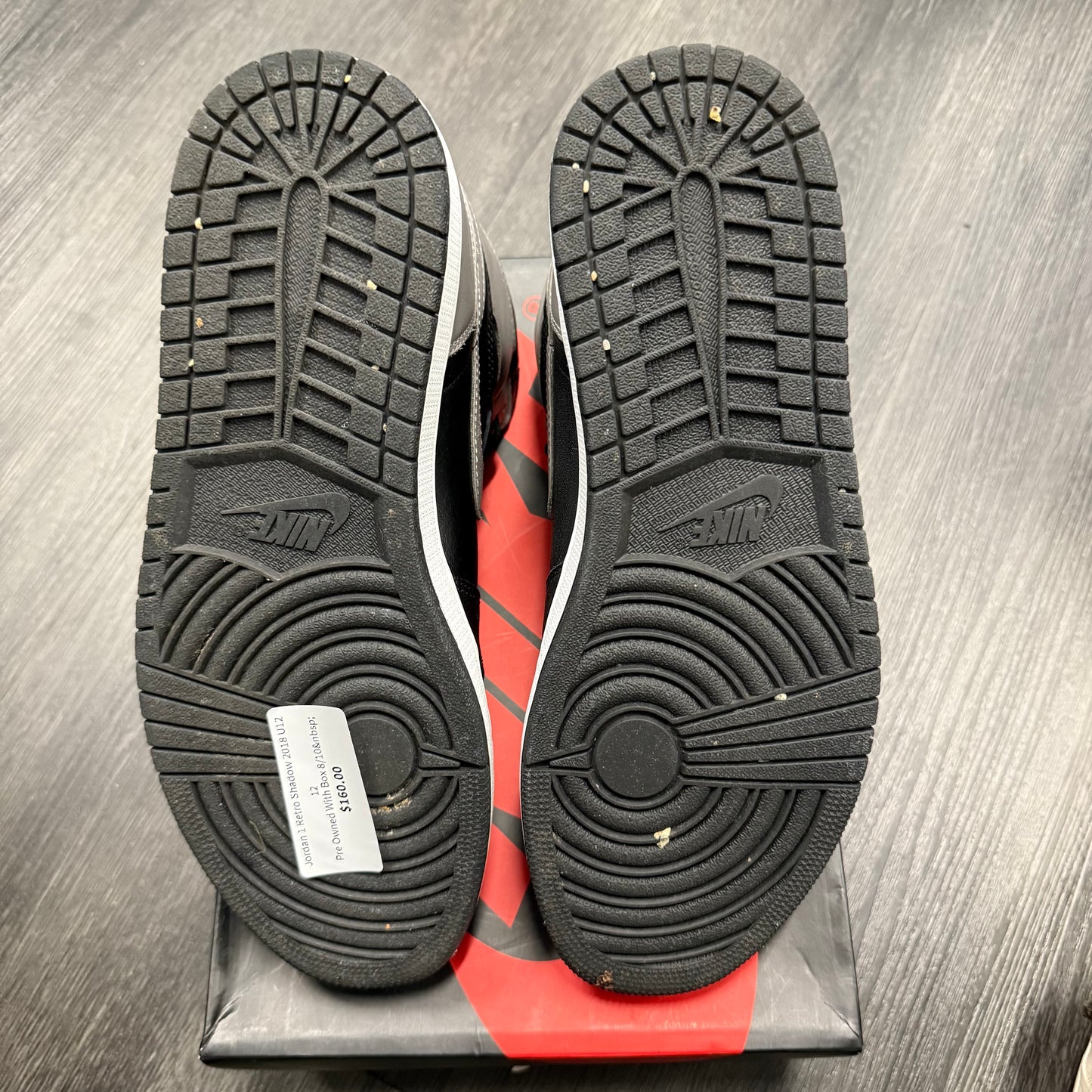 Jordan 1 Retro Shadow 2018 U12